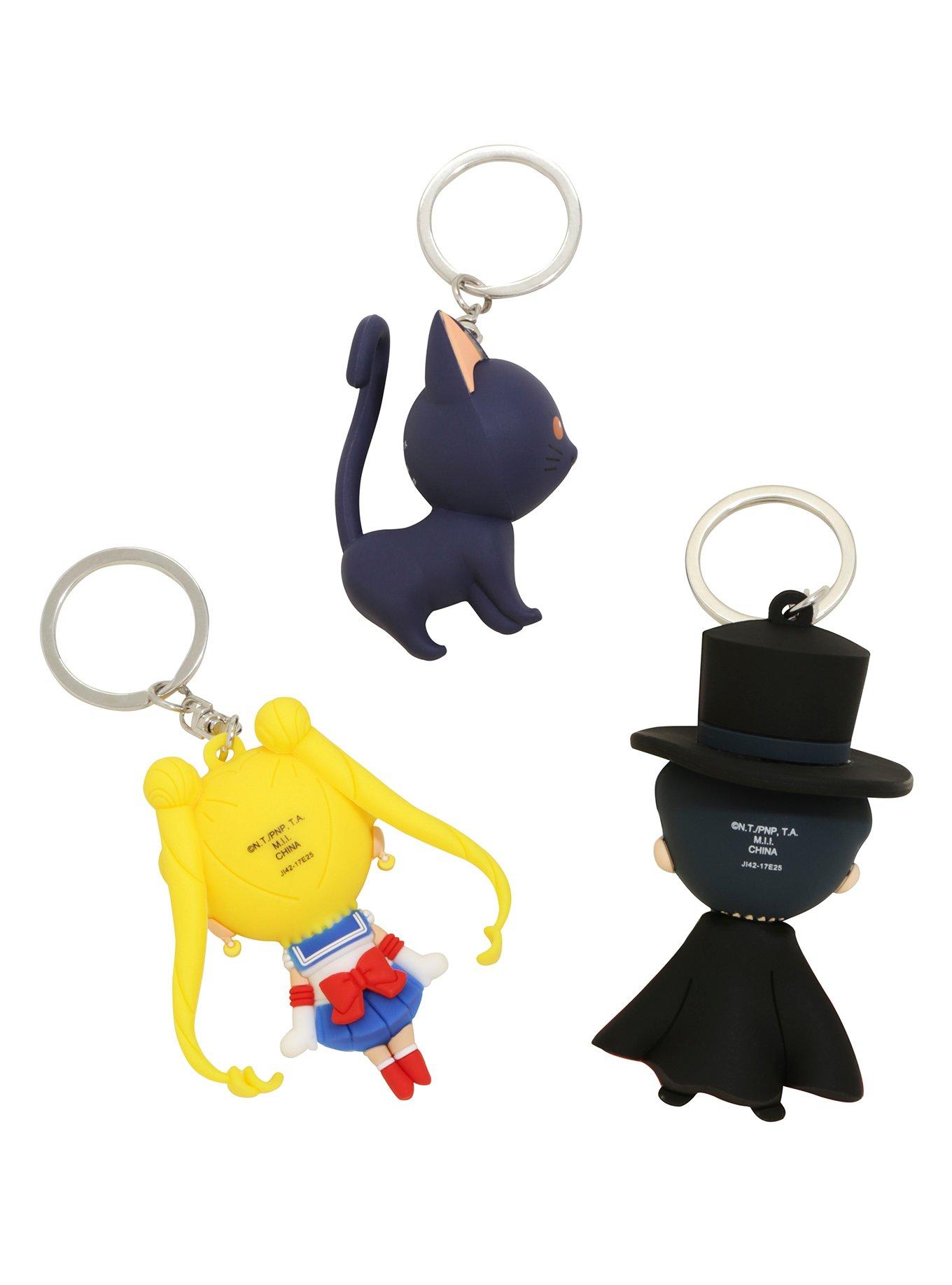 Sailor Moon Luna, Sailor Moon & Tuxedo Mask Key Chain Set 2017 Summer Convention Exclusive, , alternate