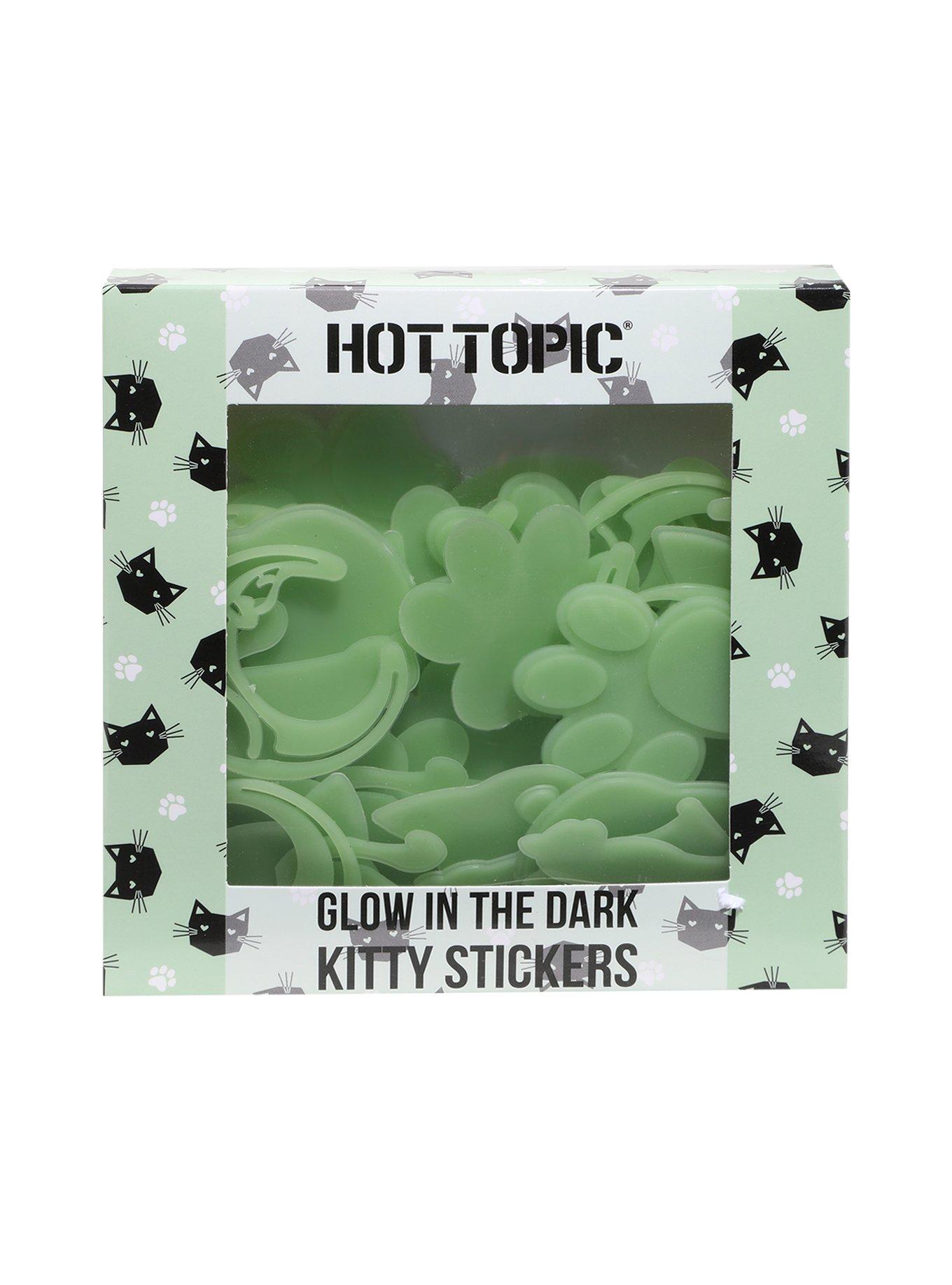 Glow-In-The-Dark Kitty Stickers, , alternate