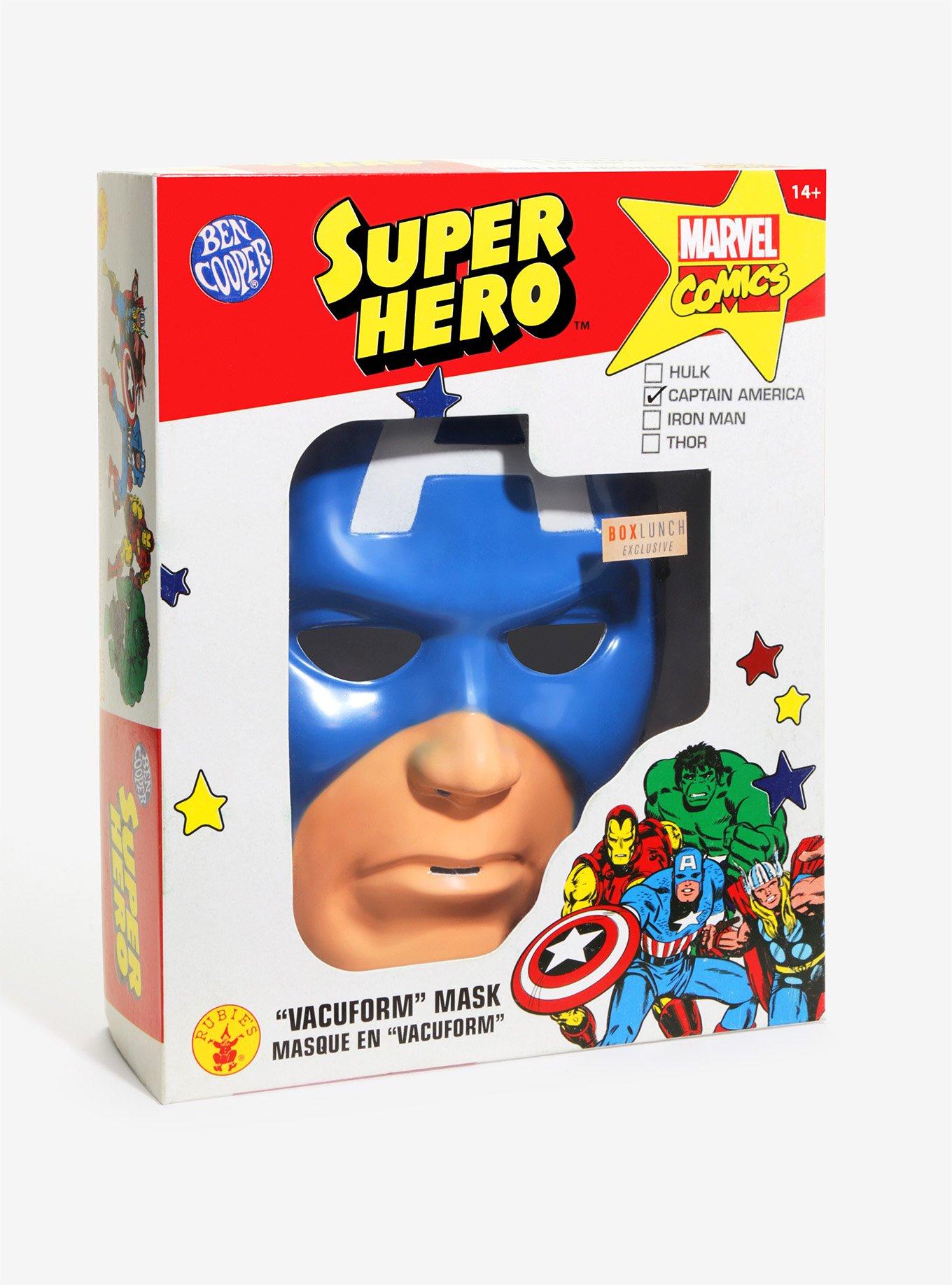 Ben Cooper Marvel Captain America Vacuform Mask - BoxLunch Exclusive, , alternate