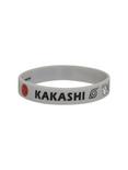Naruto Shippuden Kakashi Rubber Bracelet, , alternate