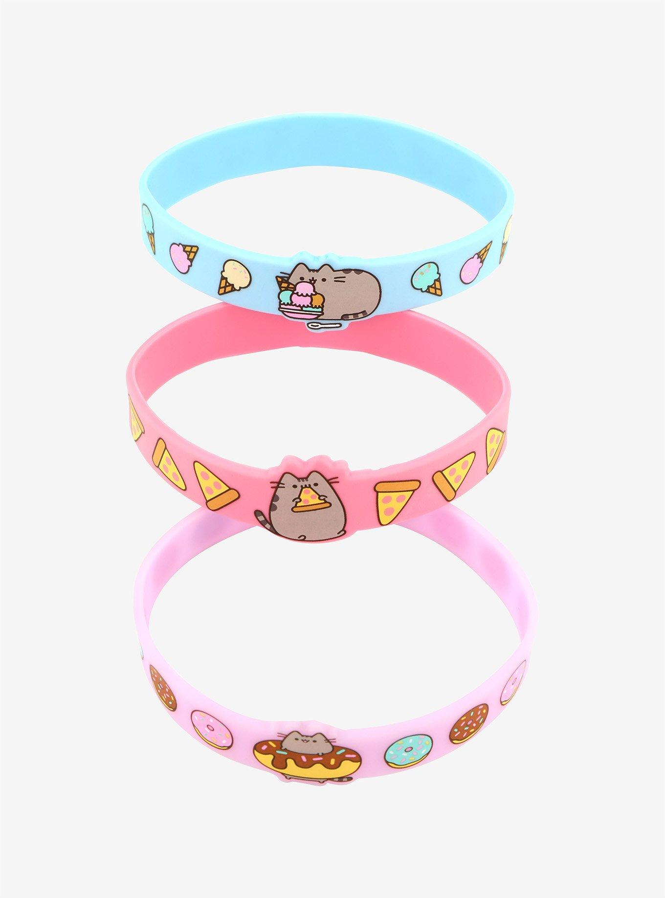 Pusheen Snacks Rubber Bracelet Set, , alternate