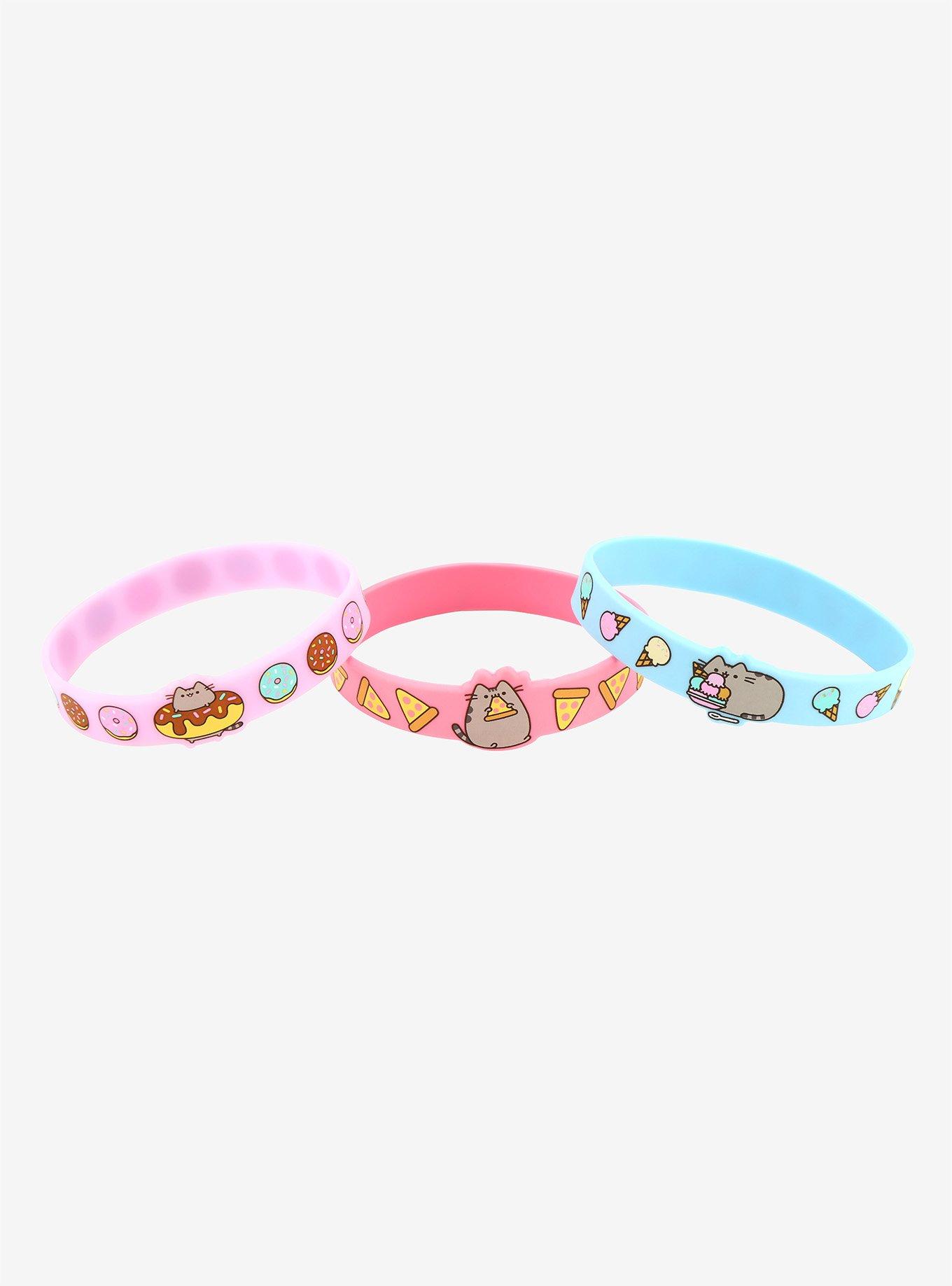 Pusheen Snacks Rubber Bracelet Set, , alternate