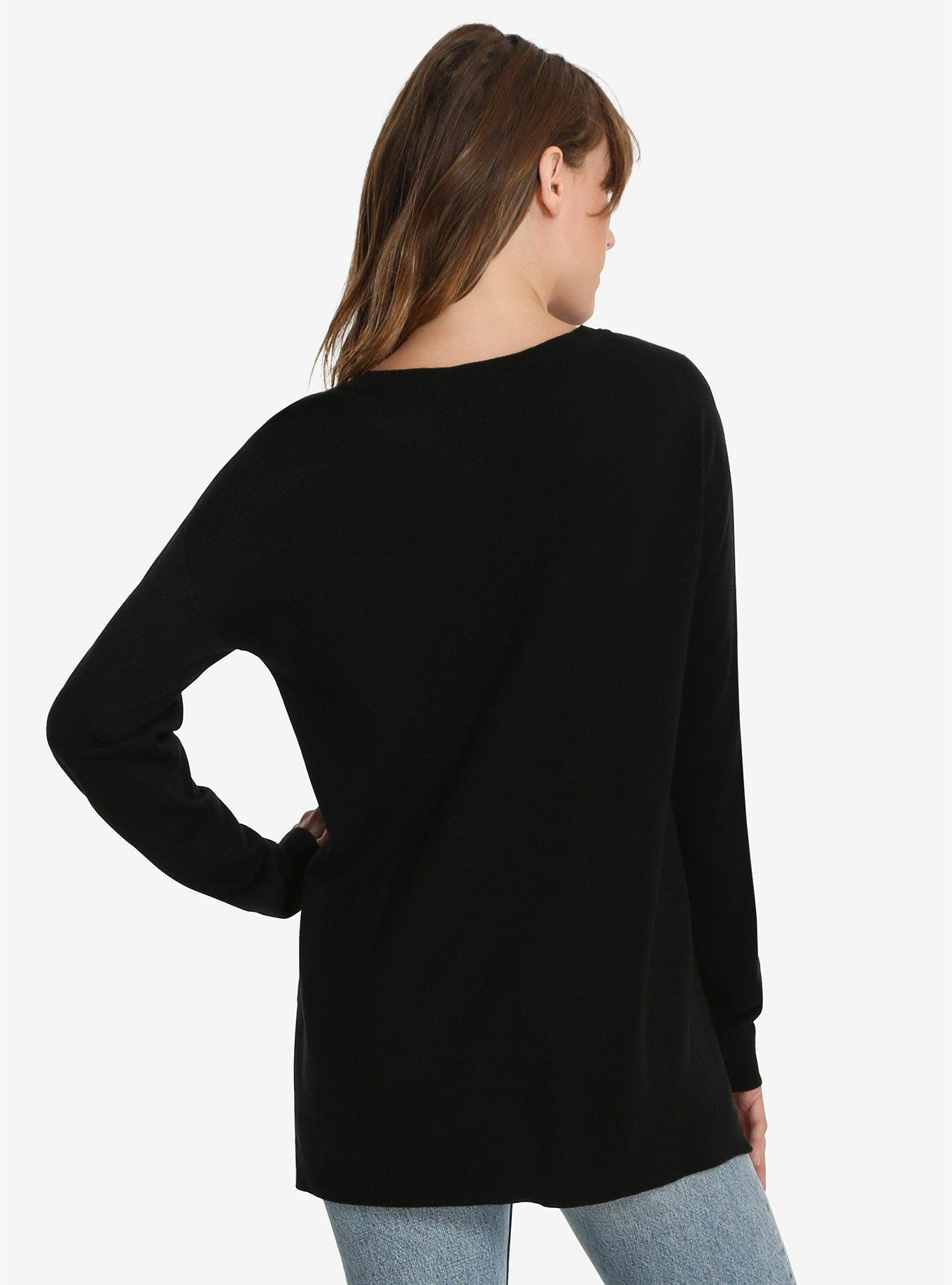 Her Universe Studio Ghibli Kiki's Delivery Service Jiji Womens Sweater, , alternate