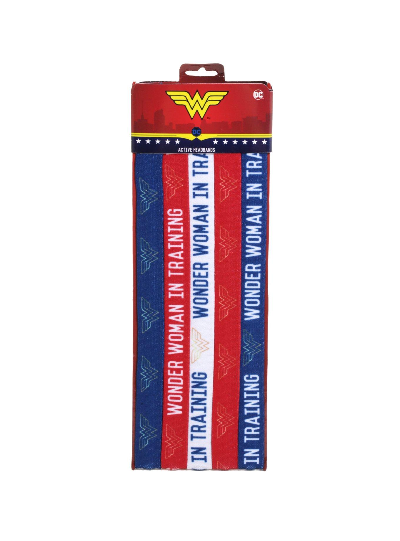 DC Comics Wonder Woman Elastic Active Headbands, , alternate