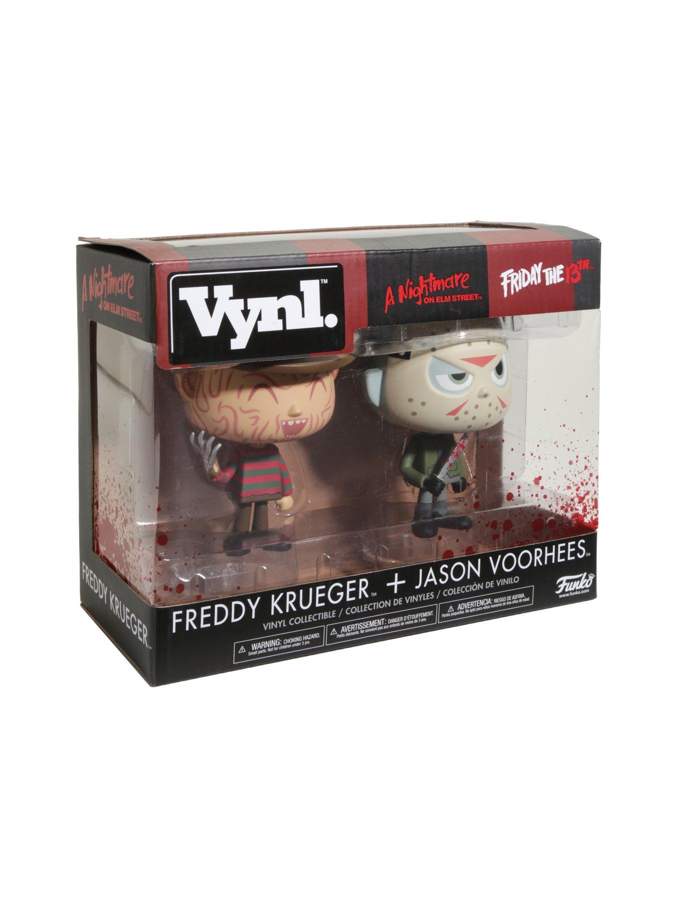 Funko A Nightmare On Elm Street Friday The 13th Vynl. Freddy Krueger & Jason Voorhees Vinyl Figures, , alternate