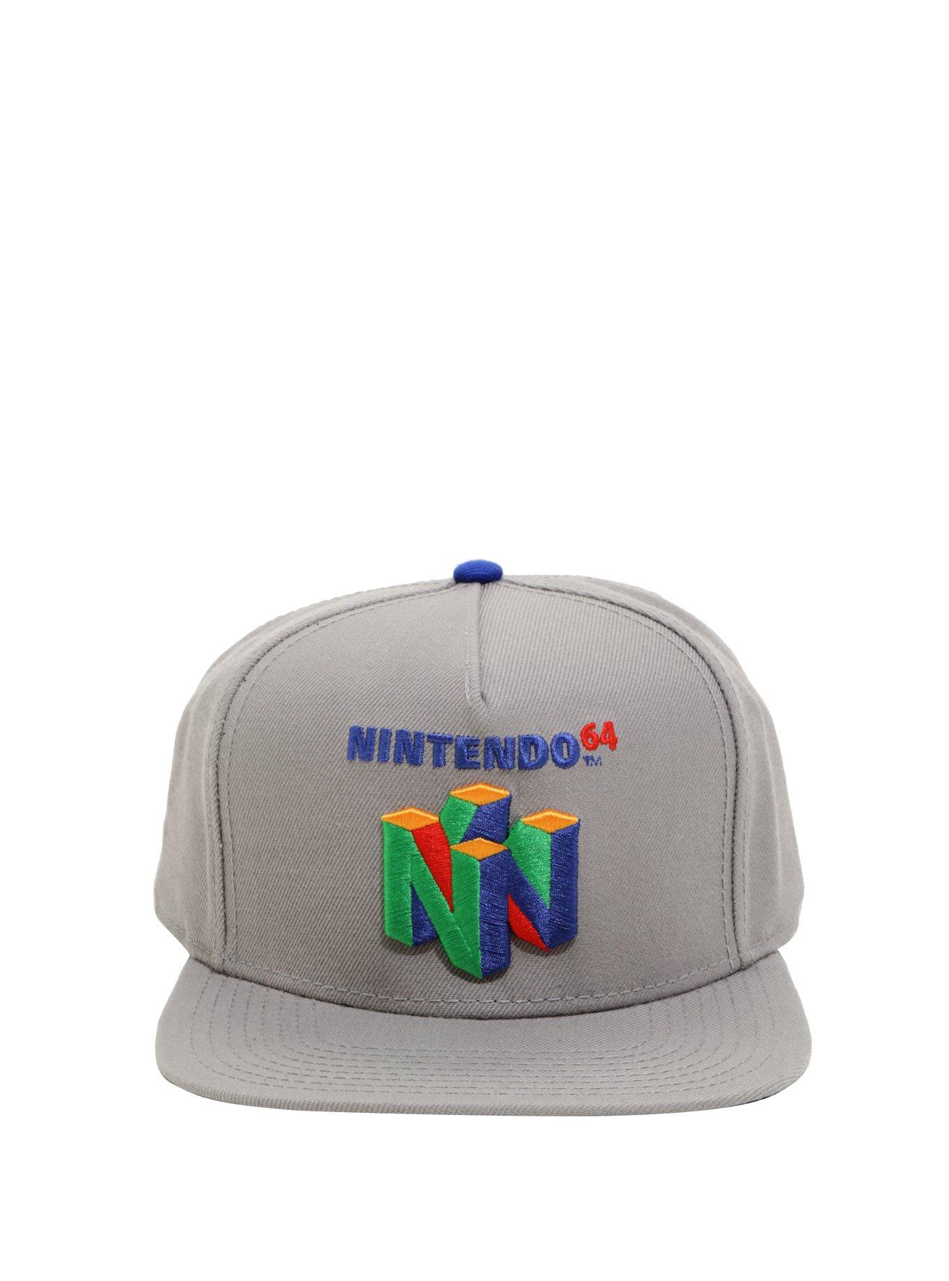 Nintendo 64 Logo Snapback Hat, , alternate