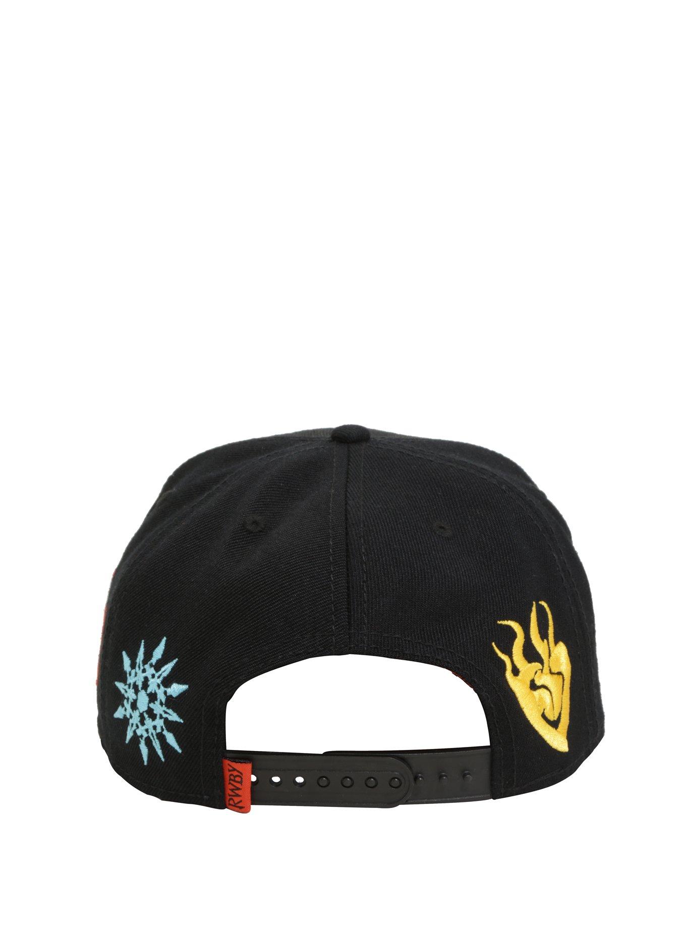 RWBY Omni Team Symbols Embroidered Snapback Hat, , alternate