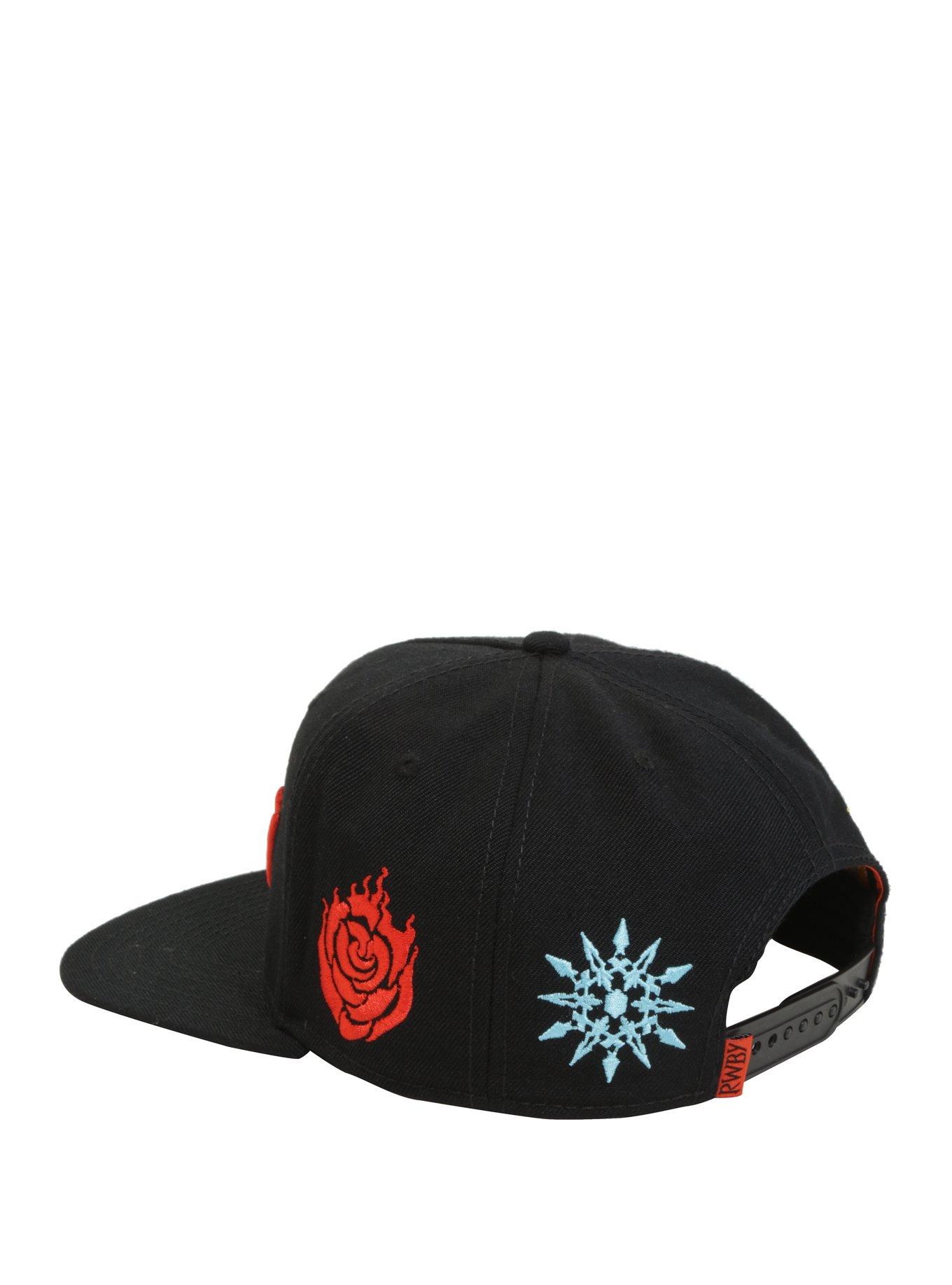 RWBY Omni Team Symbols Embroidered Snapback Hat, , alternate