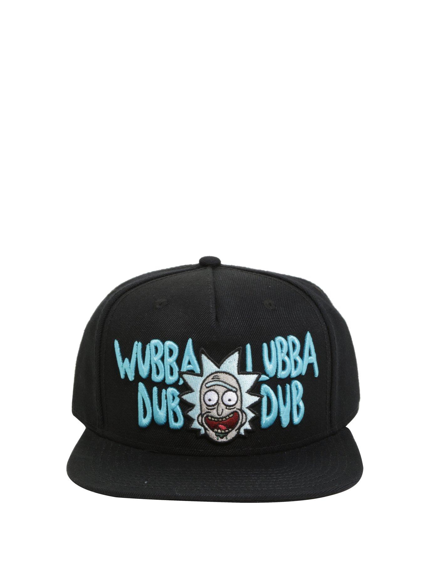 Rick And Morty Wubba Lubba Dub Dub Snapback Hat, , alternate