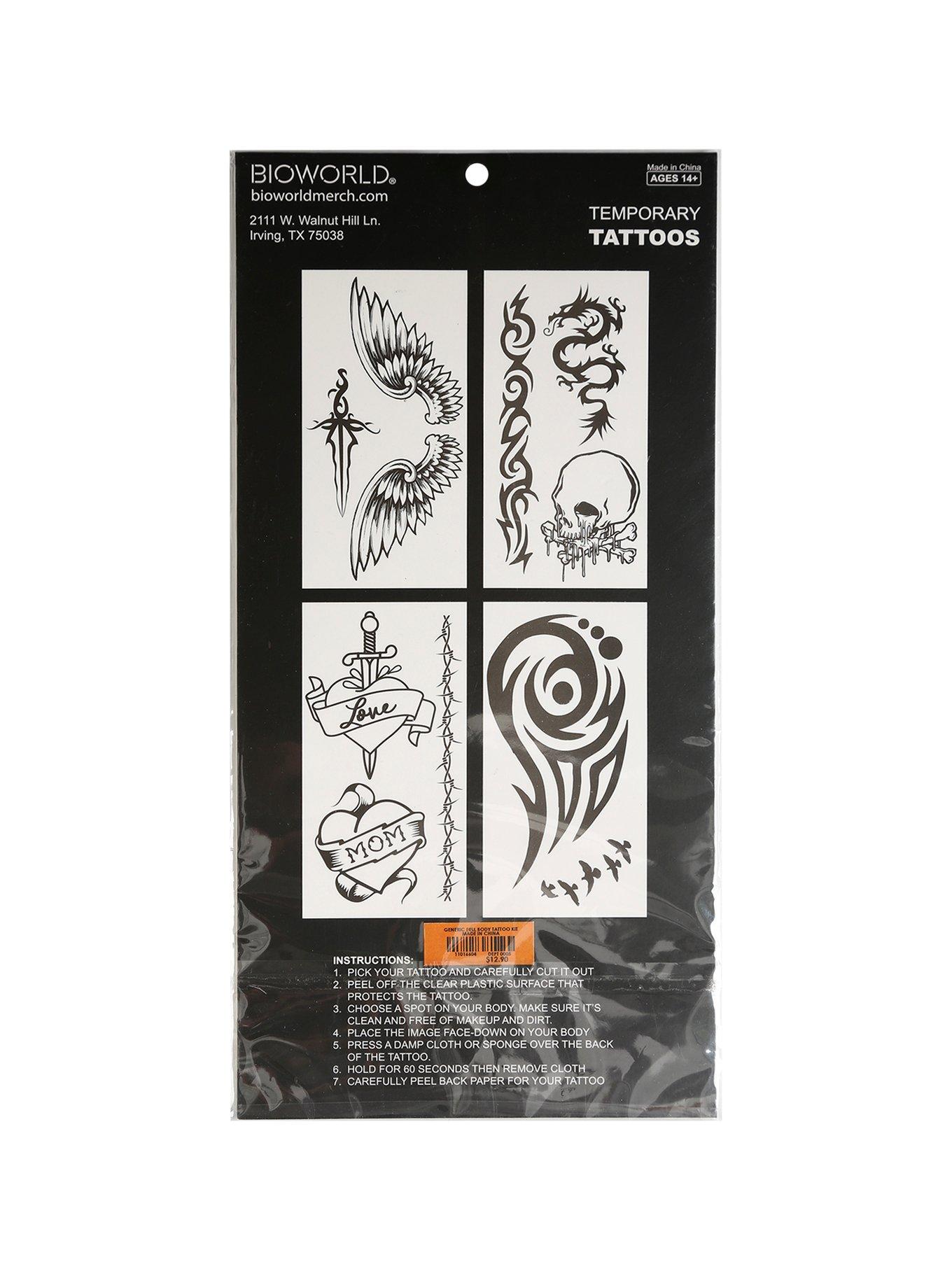 Life Size Temporary Tattoos, , alternate