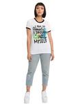 Plus Size Disney Pixar Monsters, Inc. Romantic Mike Girls Ringer T-Shirt, , alternate