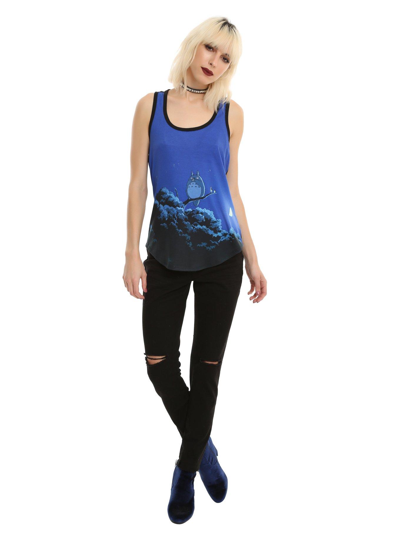 Her Universe Studio Ghibli My Neighbor Totoro Sitting Branch Sublimation Girls Tank Top, , alternate