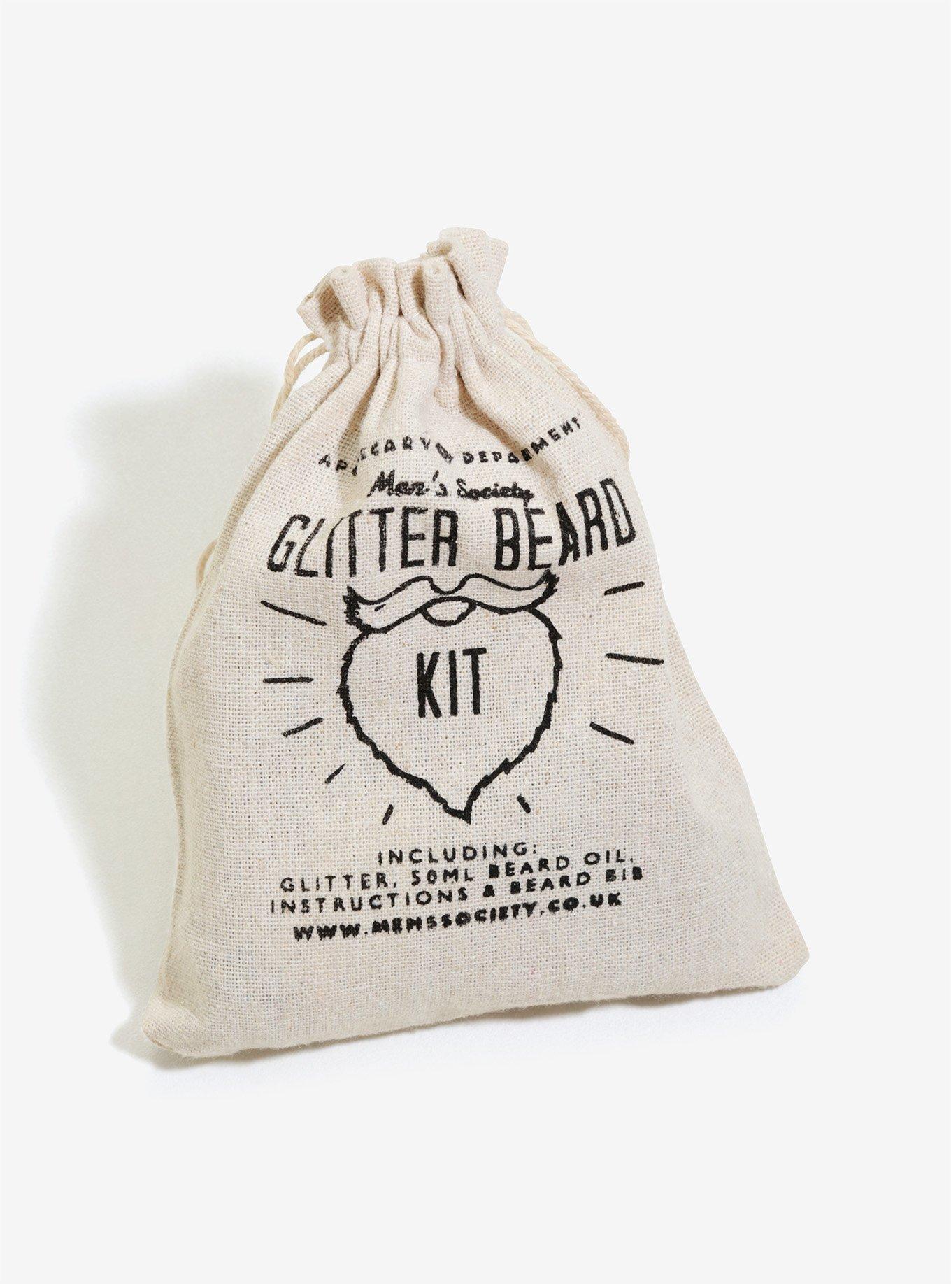 Men's Society Glitter Beard Kit, , alternate