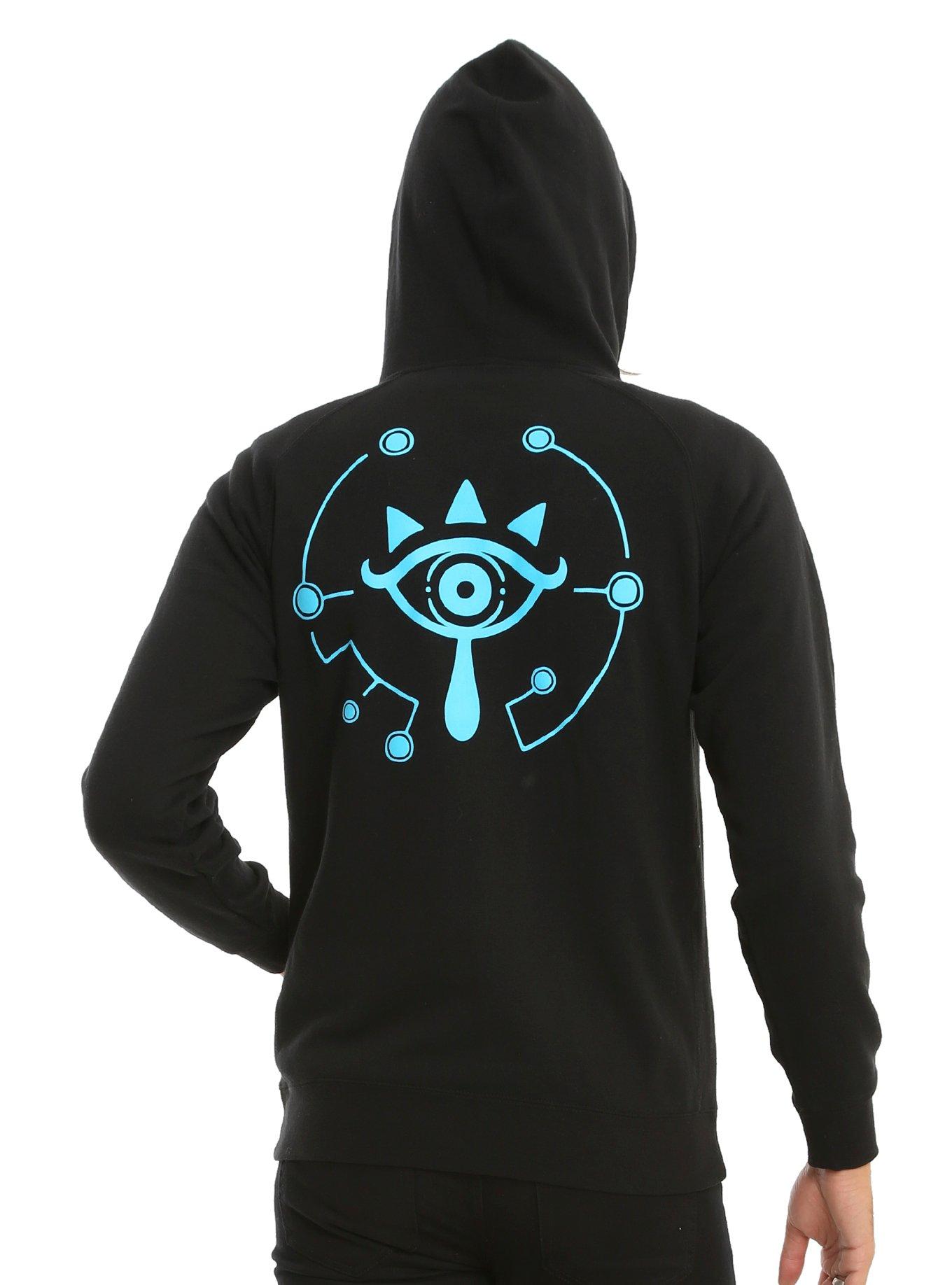 The Legend Of Zelda: Breath Of The Wild Sheikah Logo Hoodie, , alternate