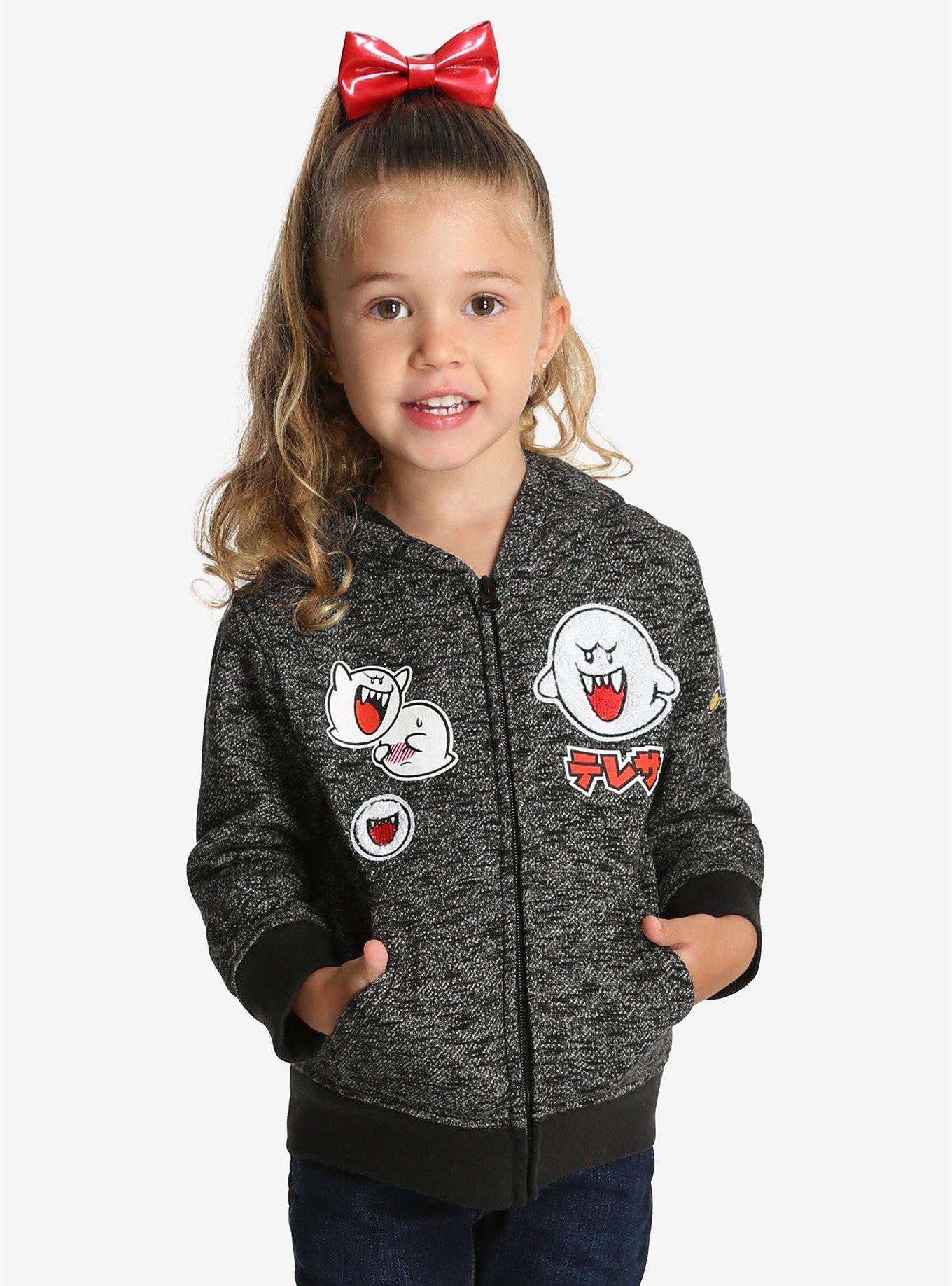 Nintendo Super Mario Bros. Boo & Bomb Omb Toddler Hoodie, , alternate
