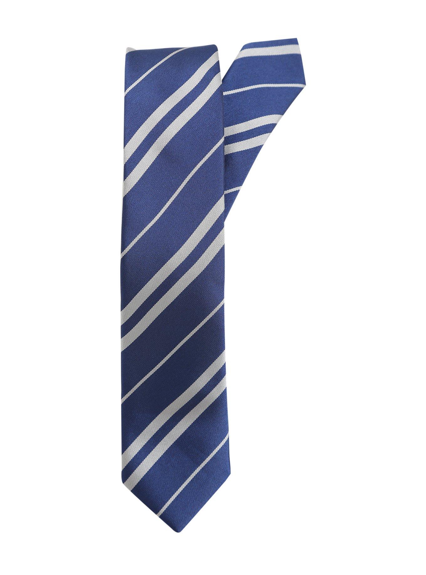 Harry Potter Ravenclaw Striped Skinny Tie, , alternate