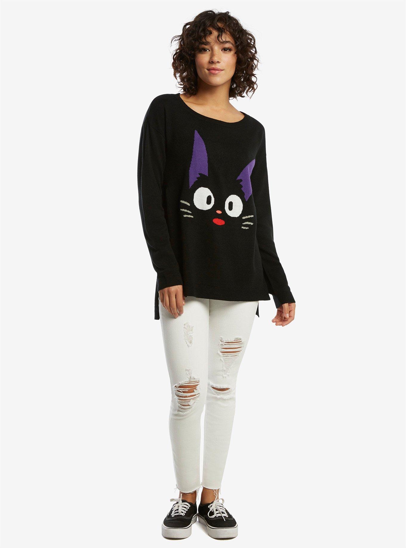 Studio Ghibli Kiki's Delivery Service Jiji Sweater, , alternate