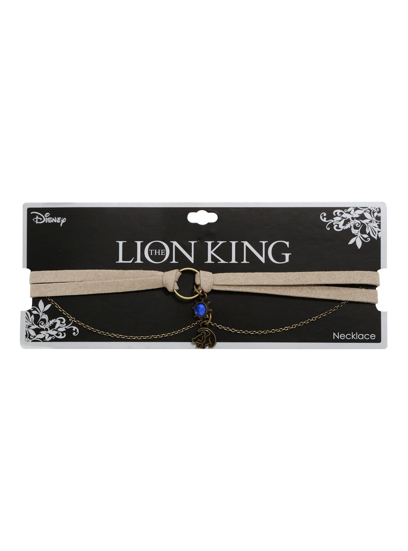 Disney The Lion King Simba Suede Double Choker, , alternate