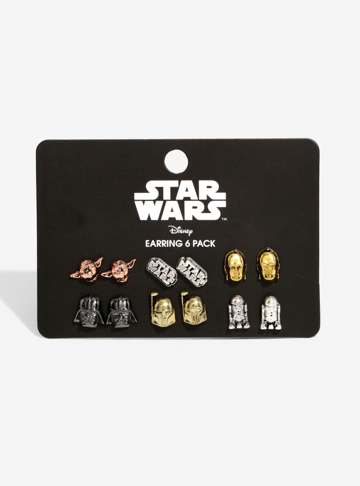 Star Wars Character Earrings 6 Pair, , alternate