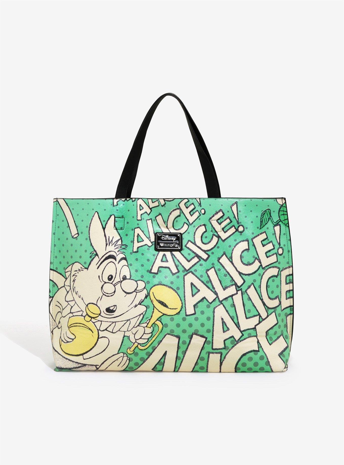 Loungefly Disney Alice In Wonderland Pop Art Falling Tote, , hi-res