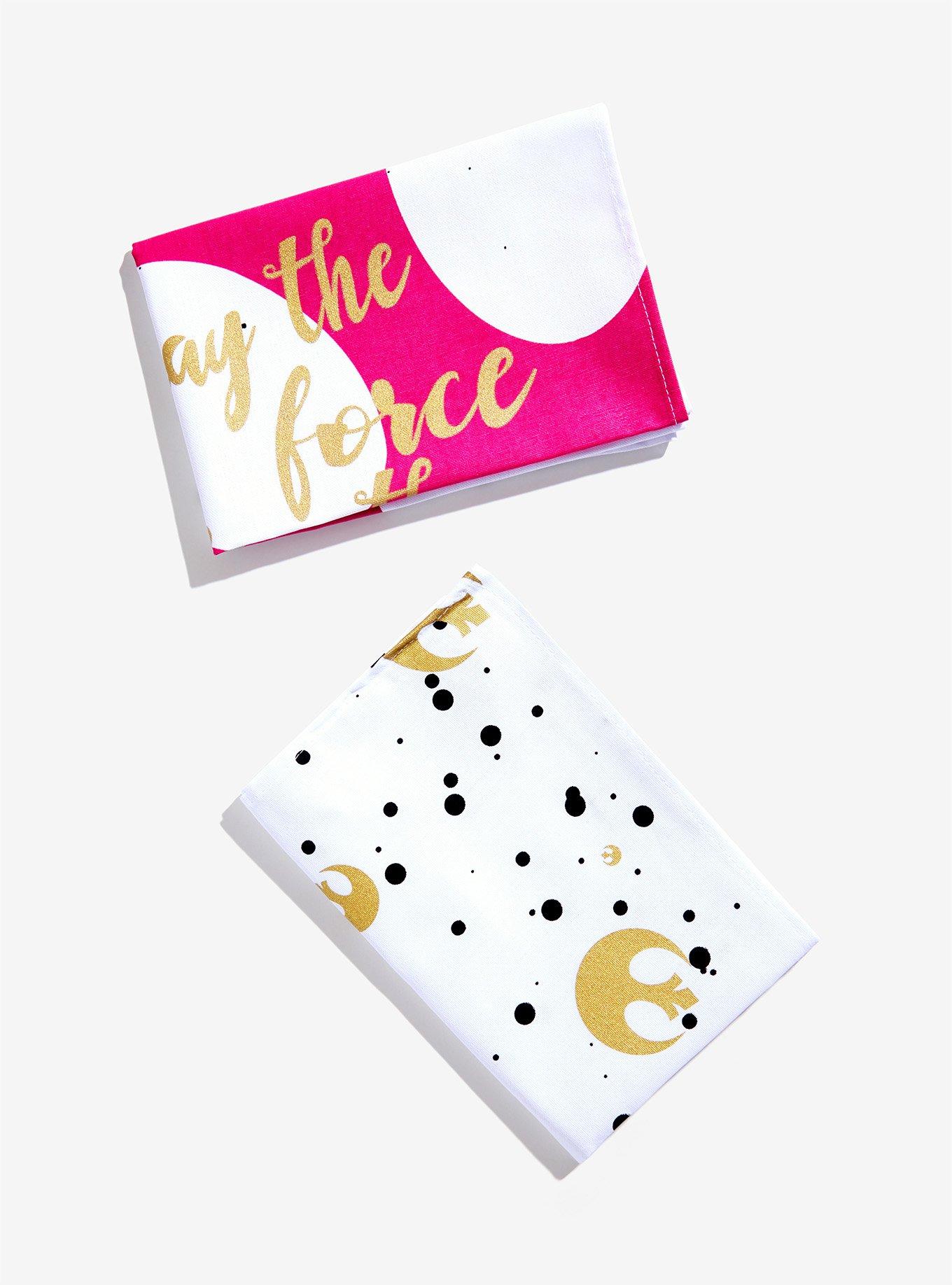 Star Wars Pink Rebel Dish Towel Set, , alternate