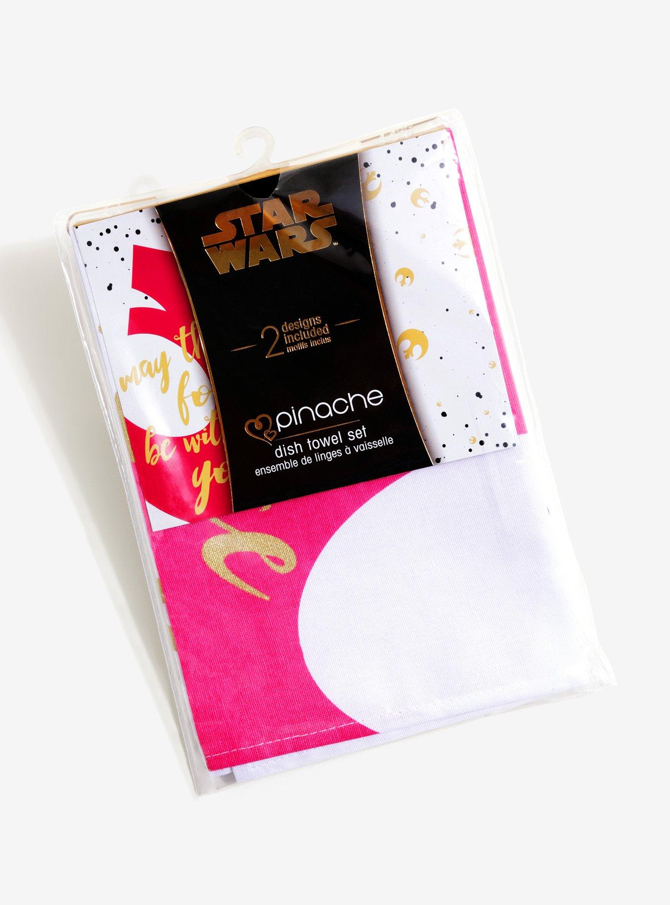 Star Wars Pink Rebel Dish Towel Set, , alternate