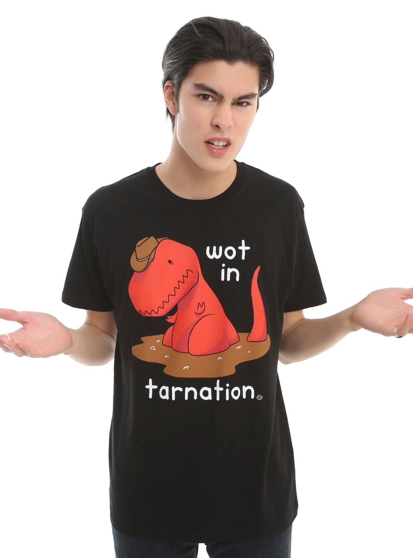 Dinosaur Wot In Tarnation T-Shirt, , alternate