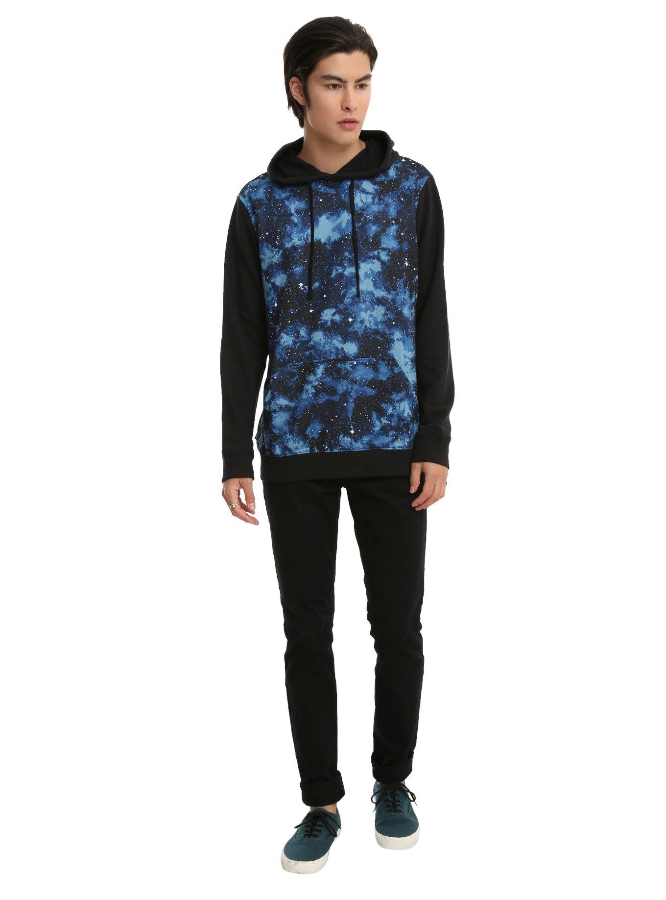 XXX RUDE Blue Galaxy Hoodie, , alternate