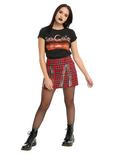Tripp Red Plaid Safety Pin Skirt, , alternate