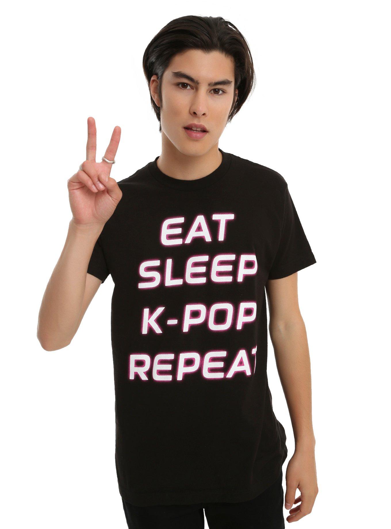 Eat Sleep K-Pop T-Shirt, , alternate