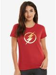 DC Comics The Flash Foil Logo Womens Tee, , alternate