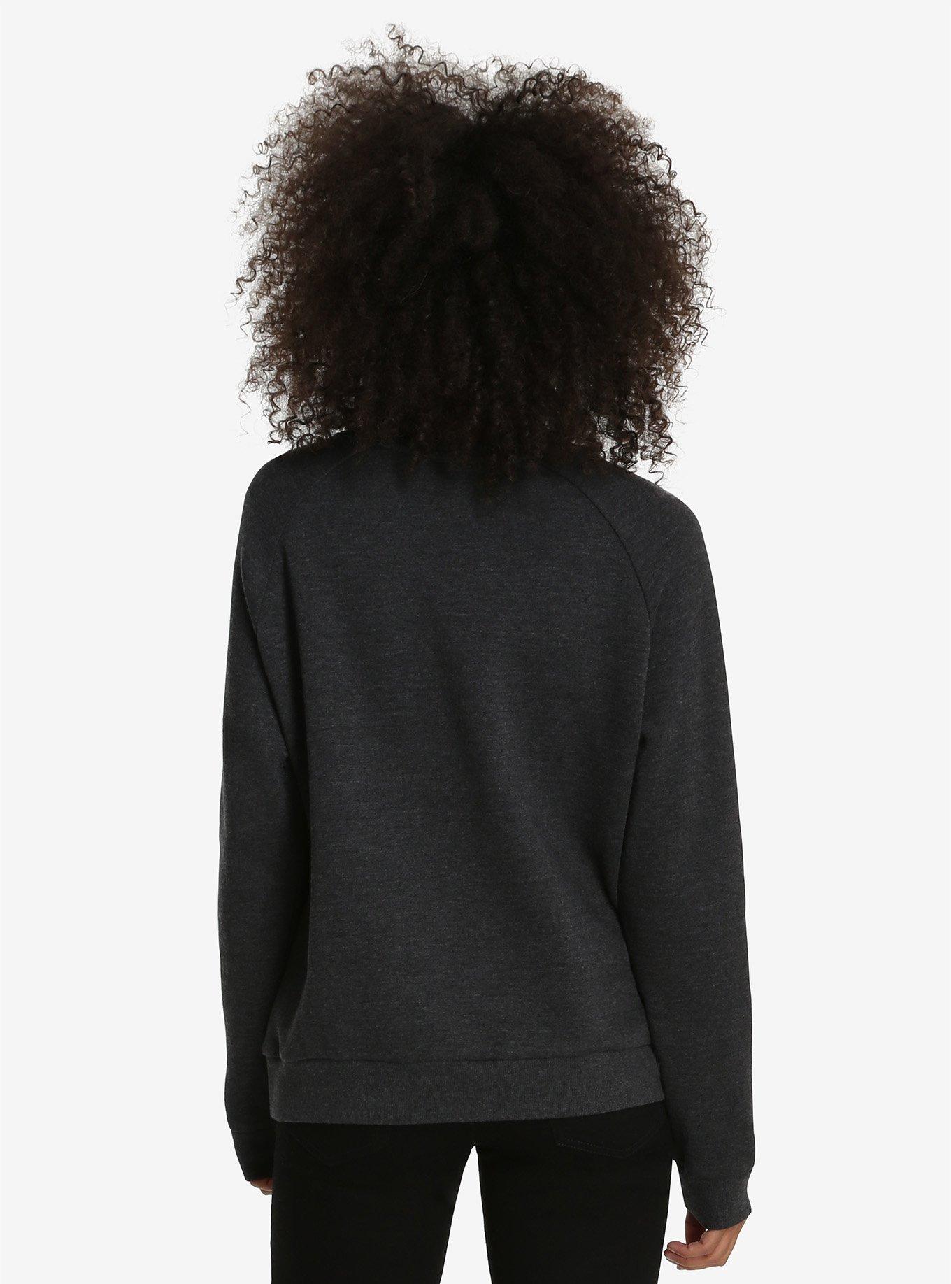 Disney Lilo & Stitch Fuzzy Womens Sweatshirt, , alternate