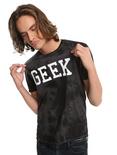 Geek Grey Wash T-Shirt, , alternate