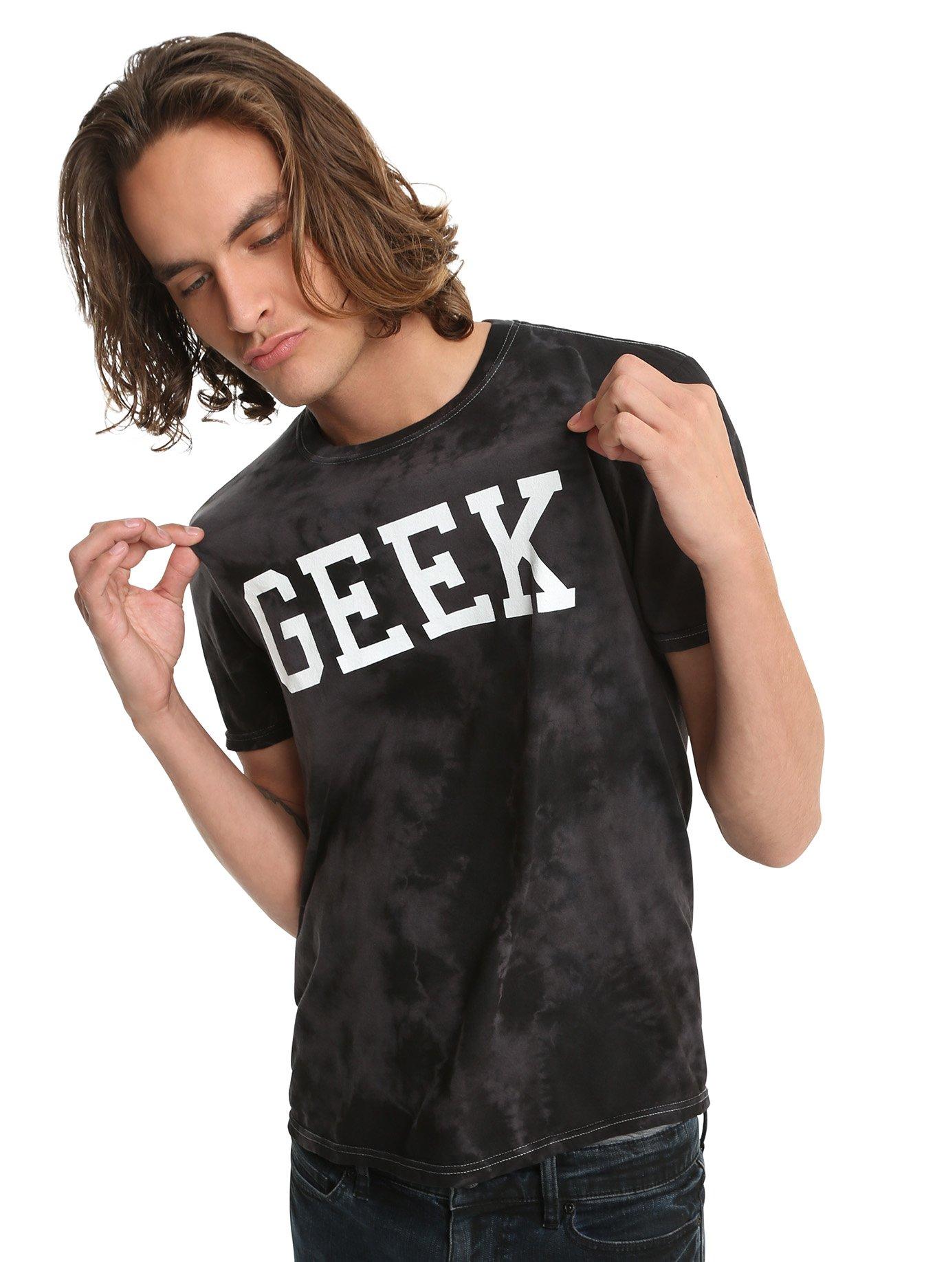 Geek Grey Wash T-Shirt, , alternate