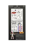 DC Comics Suicide Squad Harley Quinn Temporary Tattoo Pack, , alternate