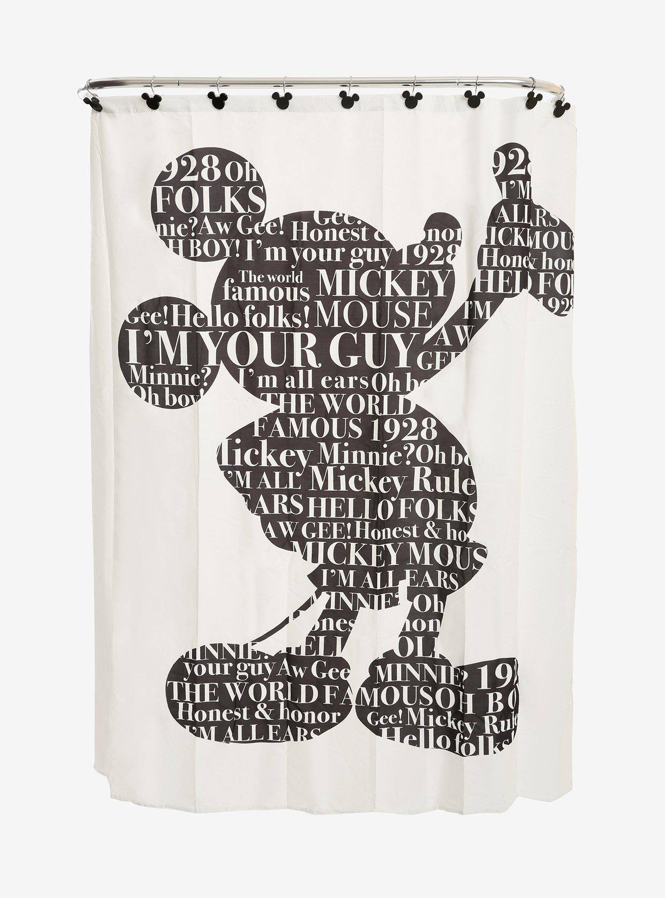 Disney Mickey Mouse Shower Curtain, , alternate