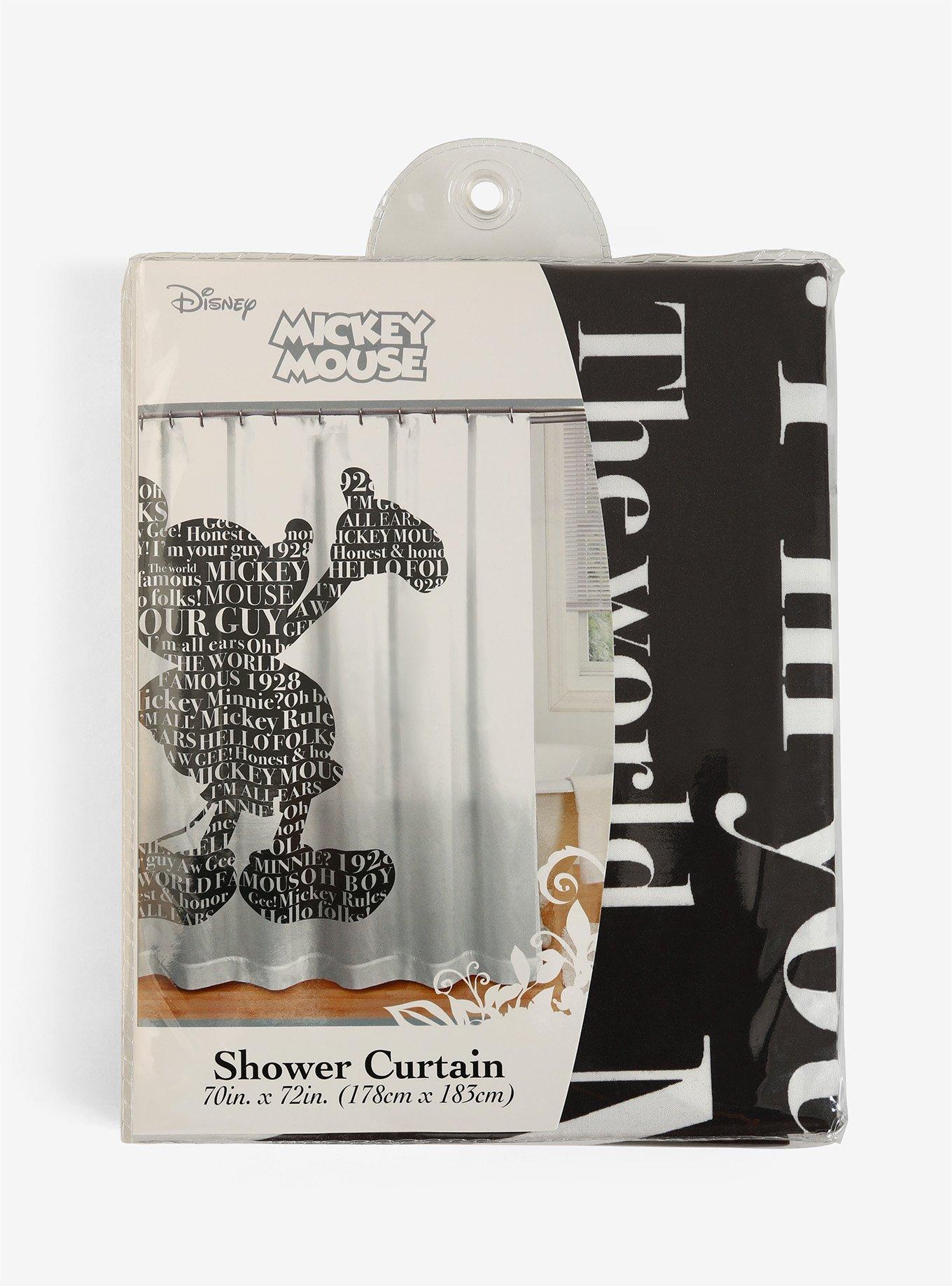 Disney Mickey Mouse Shower Curtain, , alternate