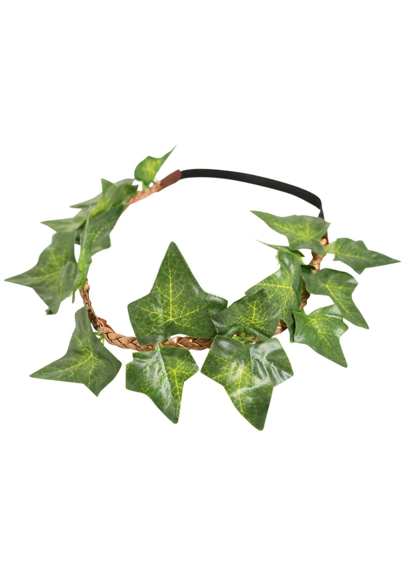 DC Comics Poison Ivy Leaf Crown Headband, , alternate