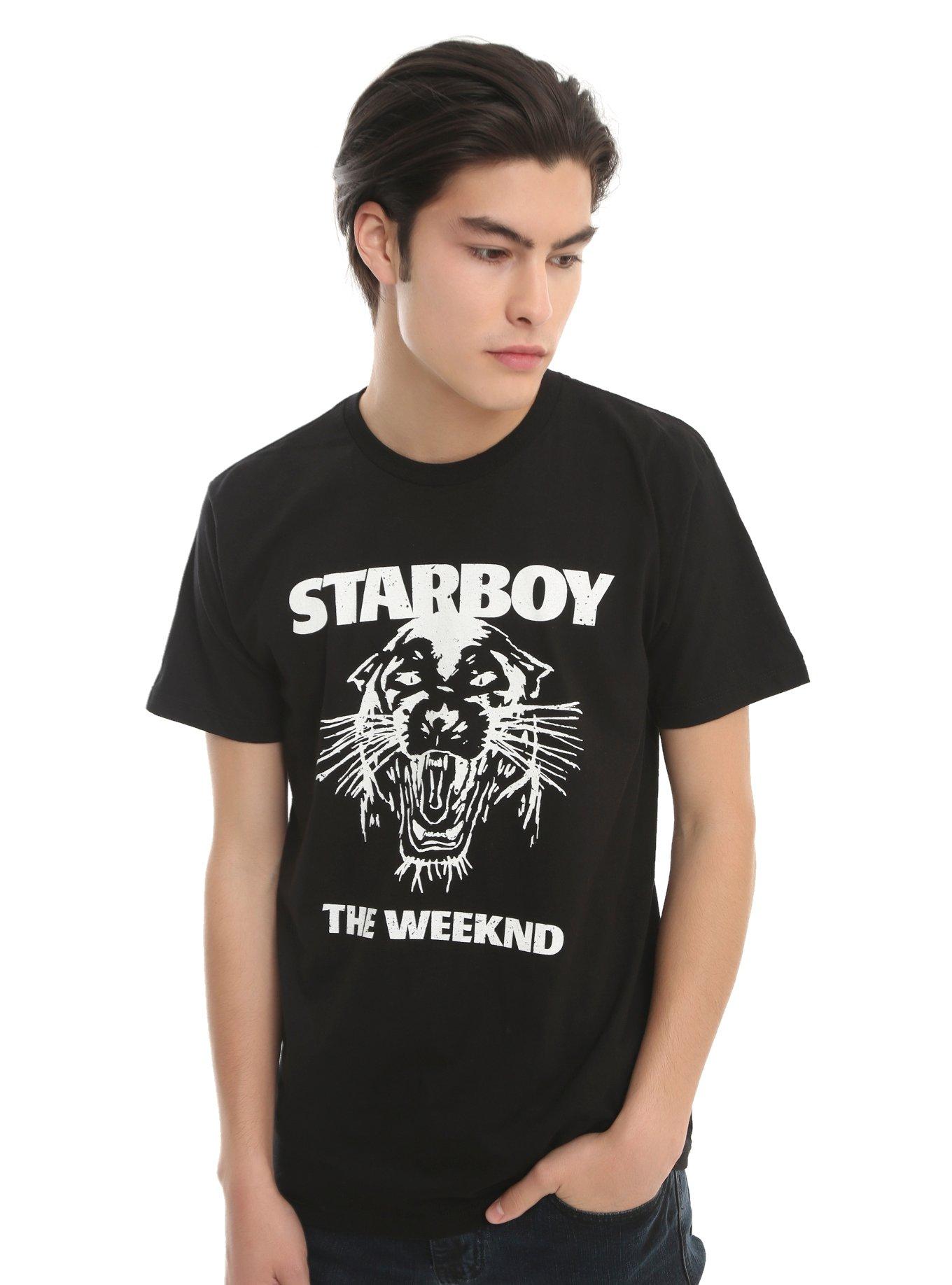 The Weeknd Starboy Panther T-Shirt, , alternate