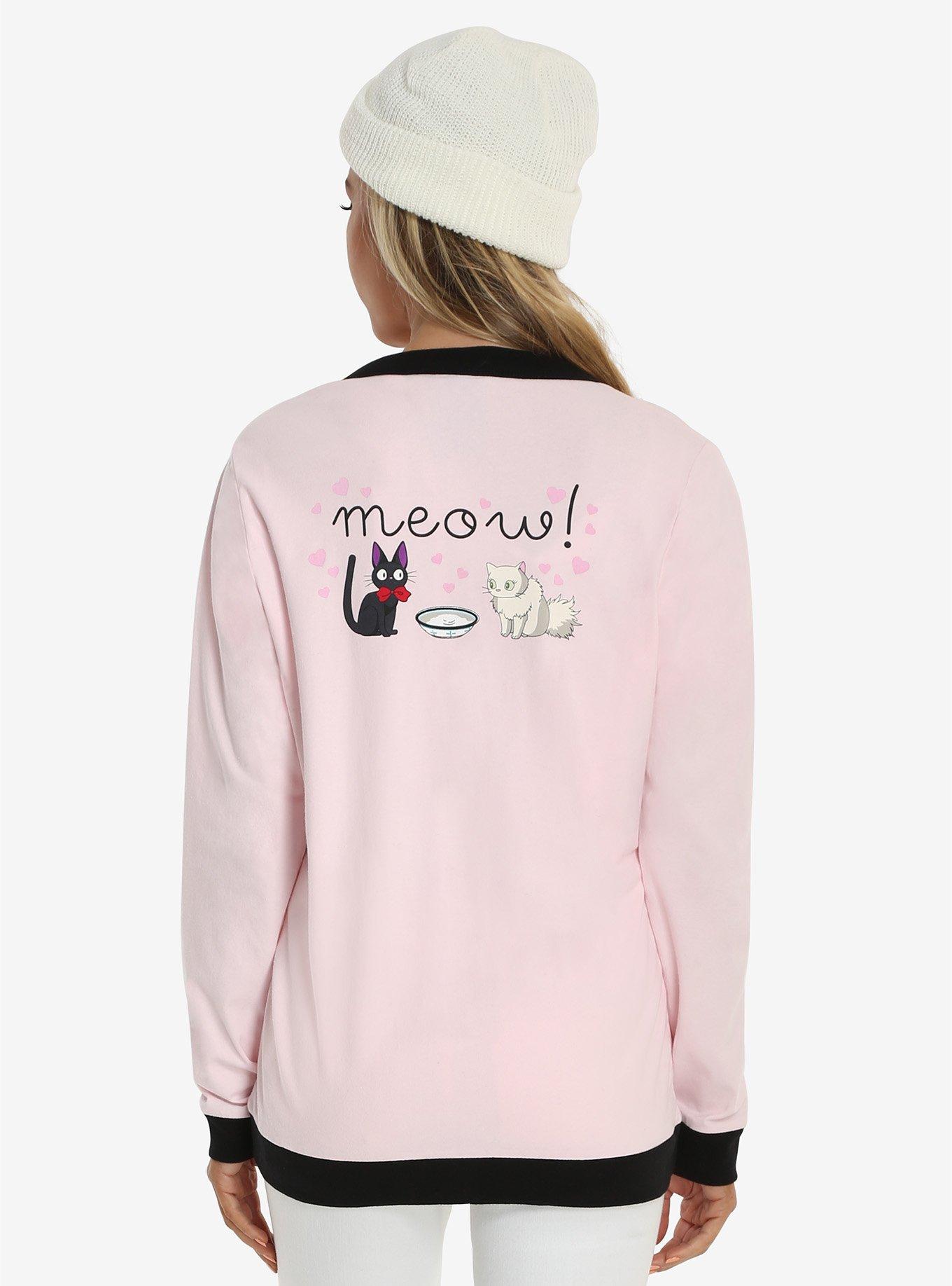 Her Universe Studio Ghibli Kiki's Delivery Service Jiji Meow Cardigan, , alternate