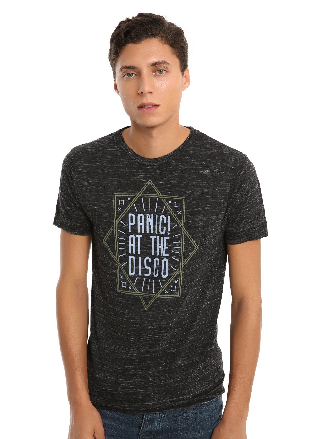 Panic! At The Disco Art Deco Grey T-Shirt, , alternate