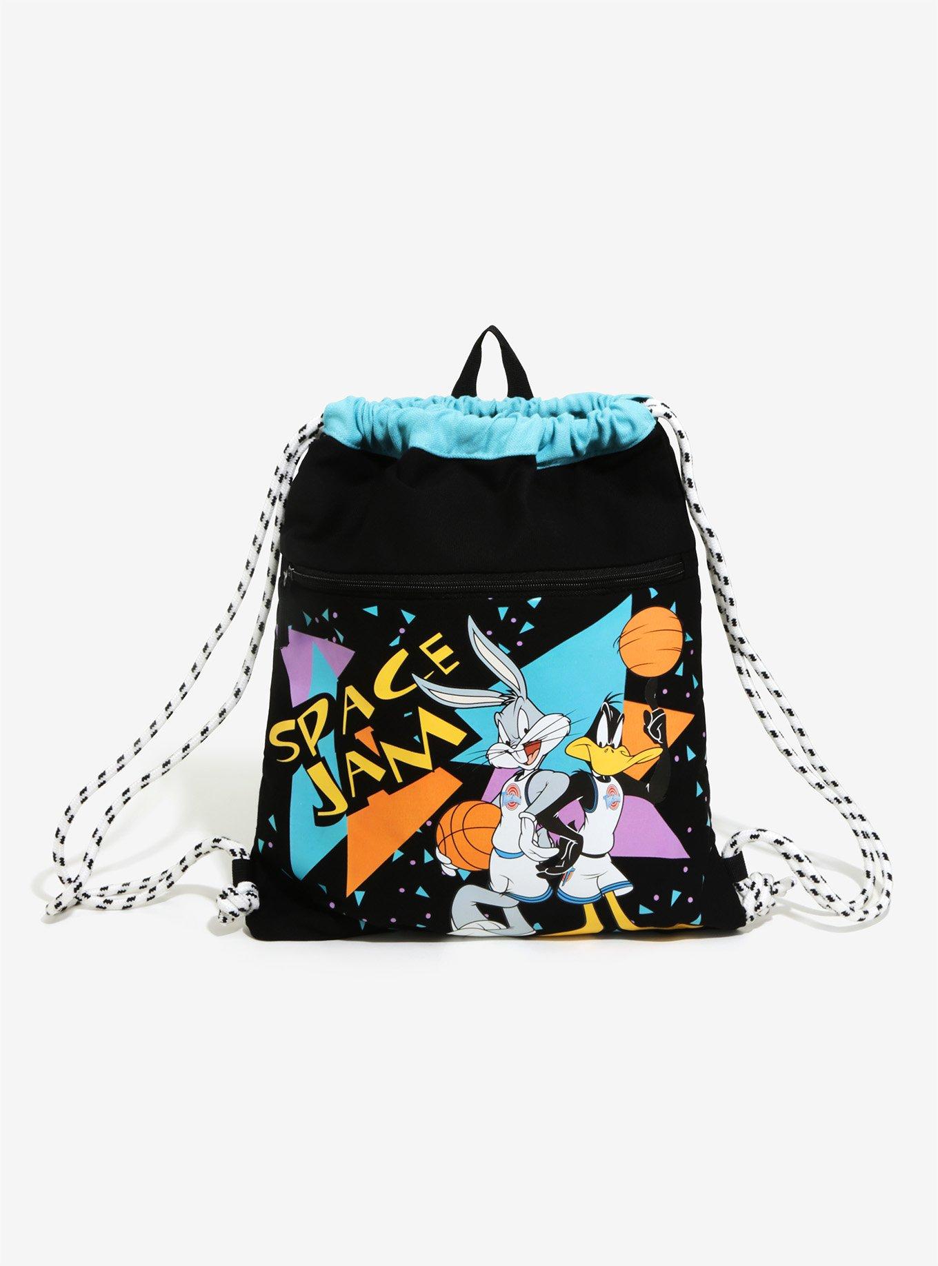 Space Jam 90's Cinch Bag - BoxLunch Exclusive, , alternate