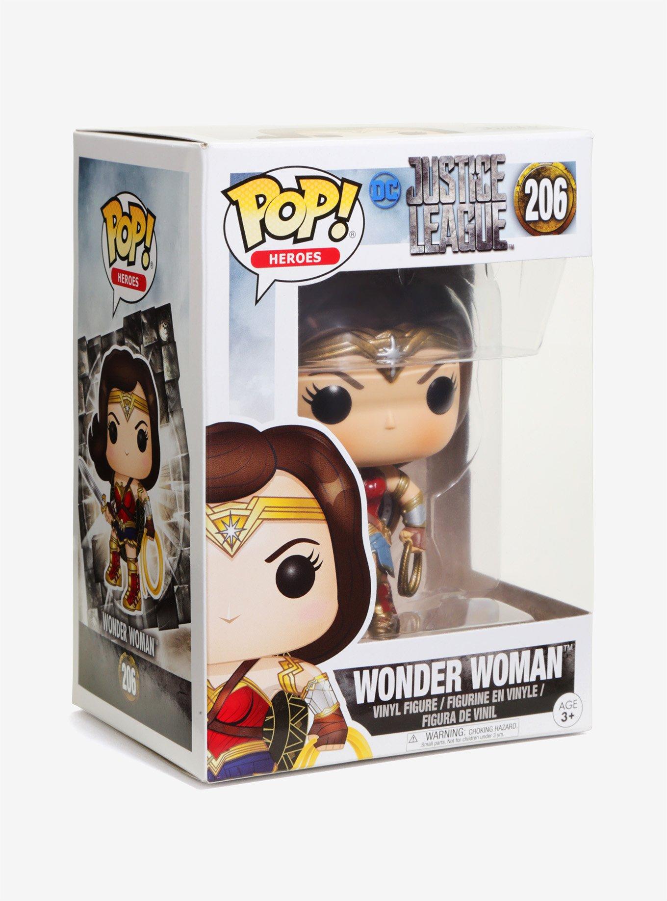 Funko Pop! DC Comics Justice League Wonder Woman Vinyl Figure, , alternate