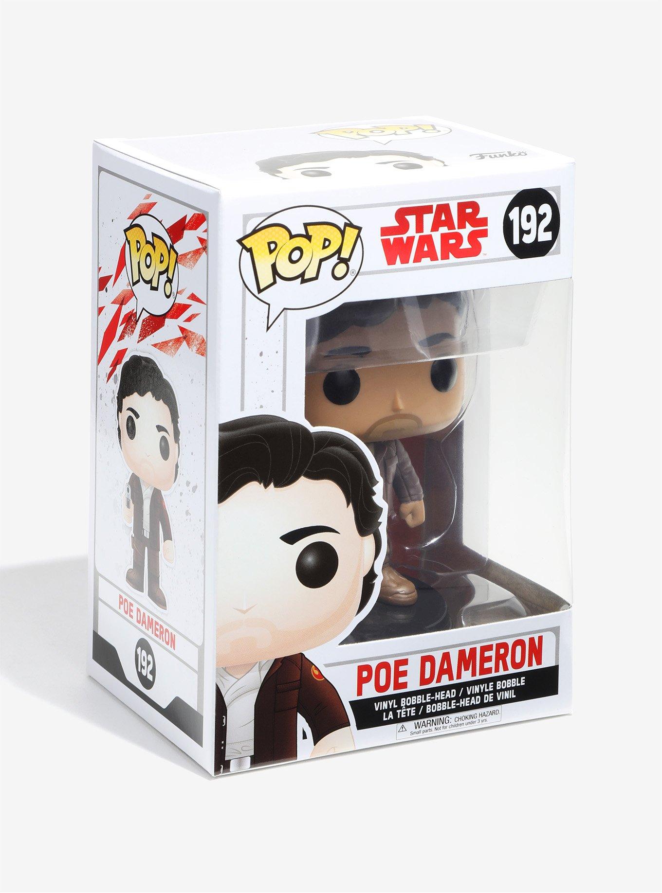 Funko Pop! Star Wars: The Last Jedi Poe Dameron Vinyl Bobble-Head, , alternate