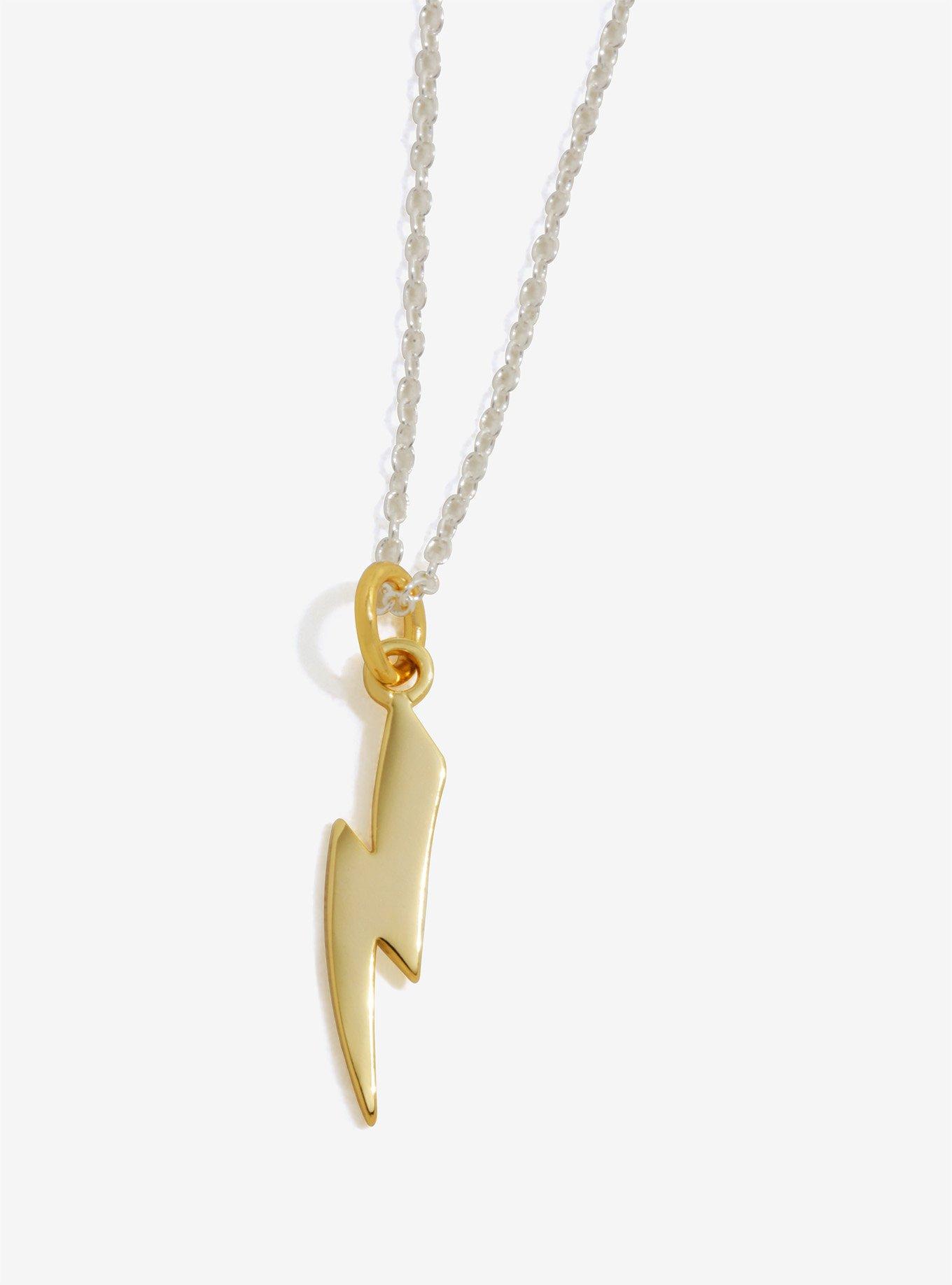 Disney Pixar Cars Tri-Tone Bolt Necklace, , alternate