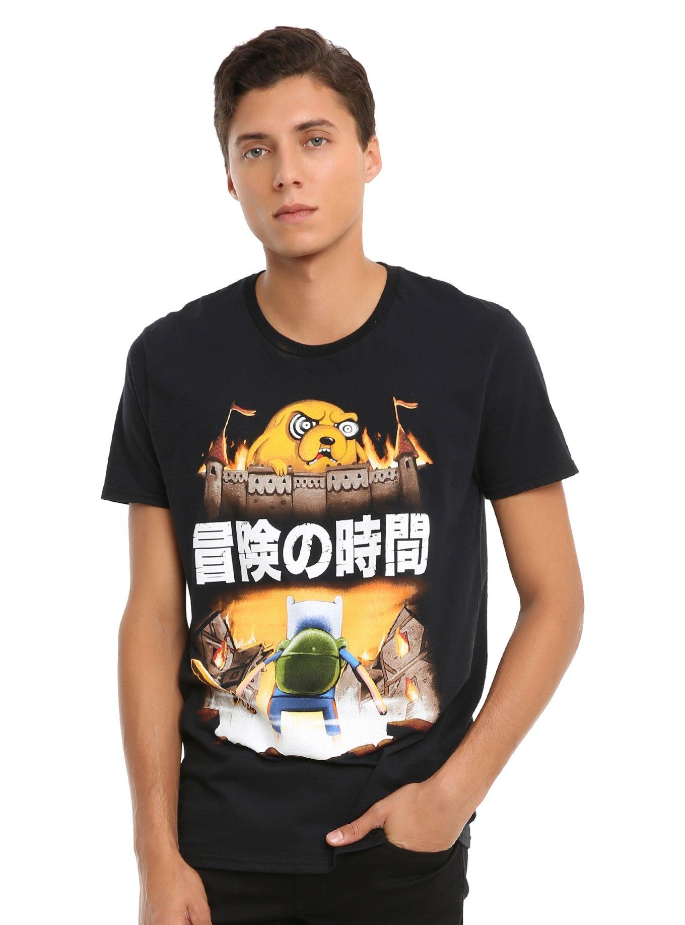 Adventure time attack 2025 on titan shirt