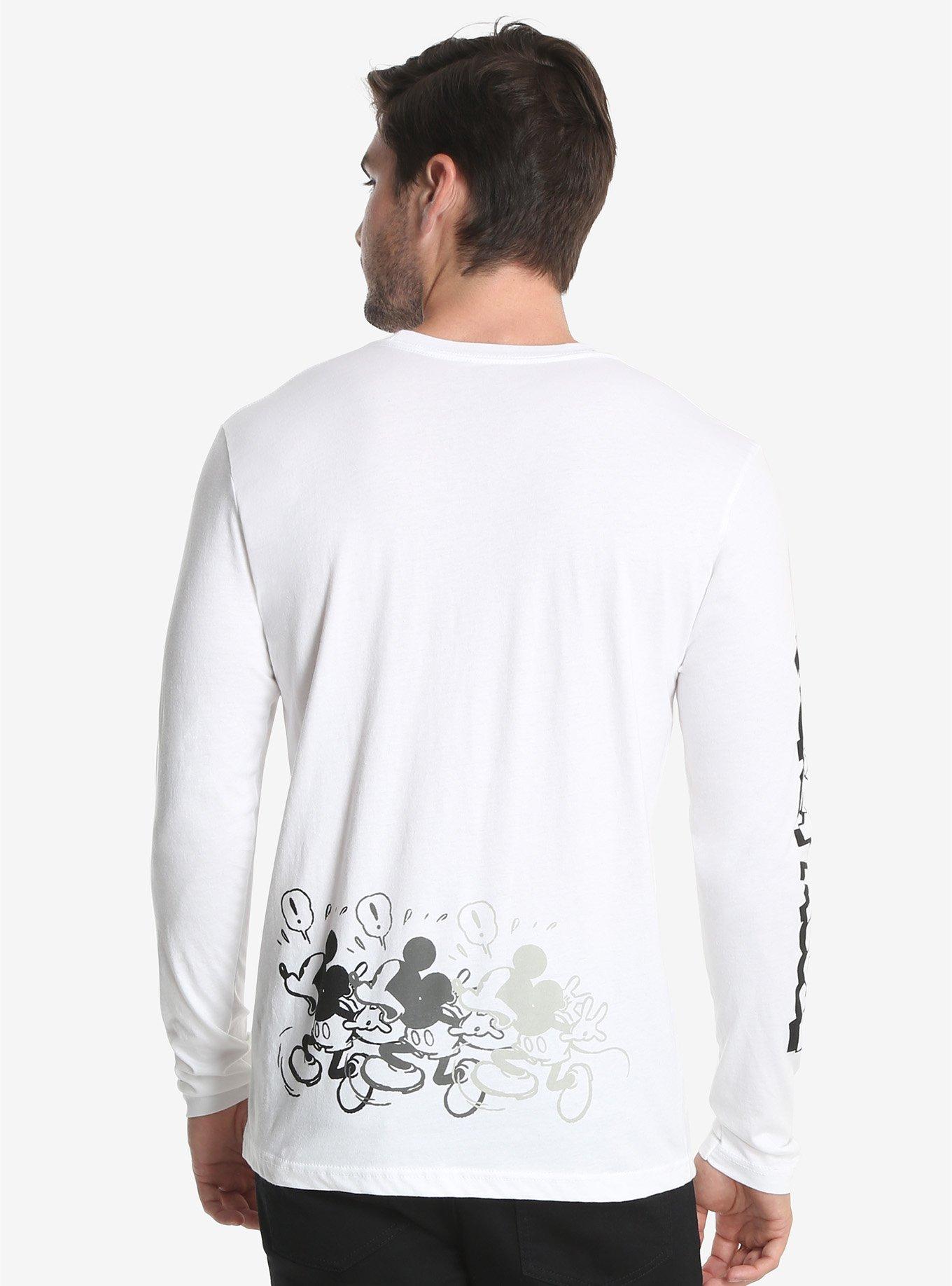 Disney Mickey Mouse Sad Mickey Long Sleeve T-Shirt, , alternate