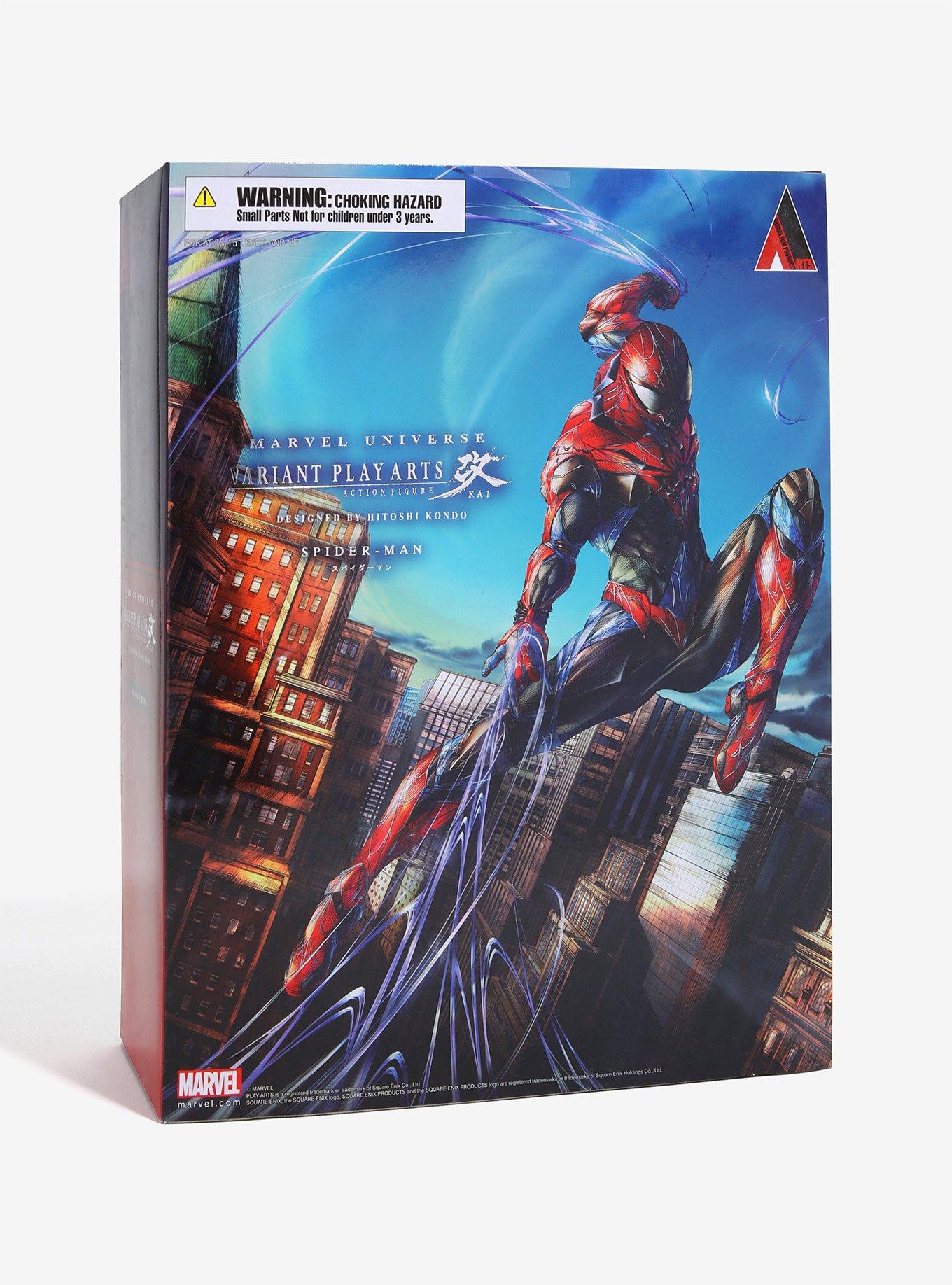 Play Arts Kai Marvel Spider-Man Figure, , alternate