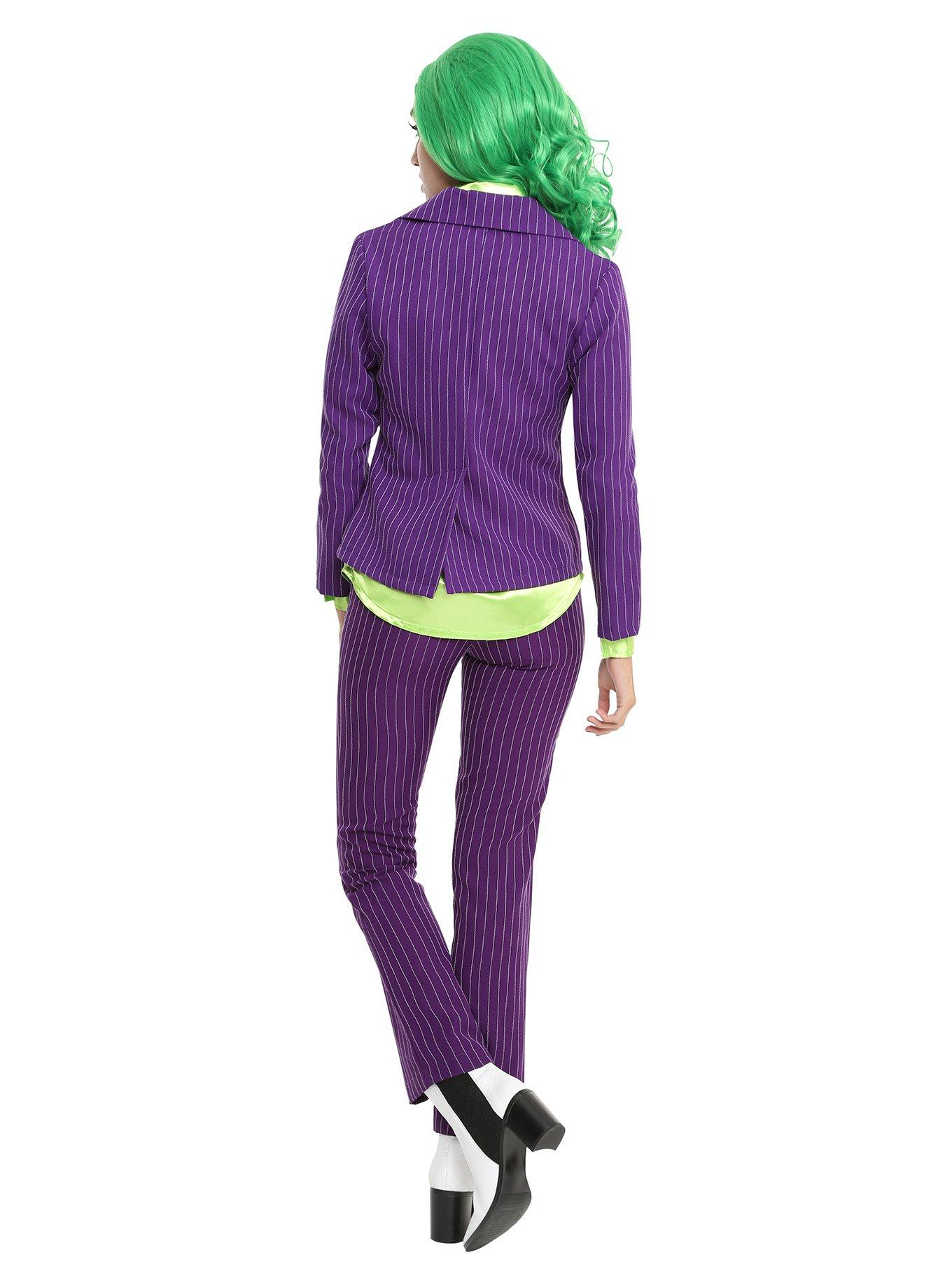 DC Comics The Joker Women's Costume, , alternate