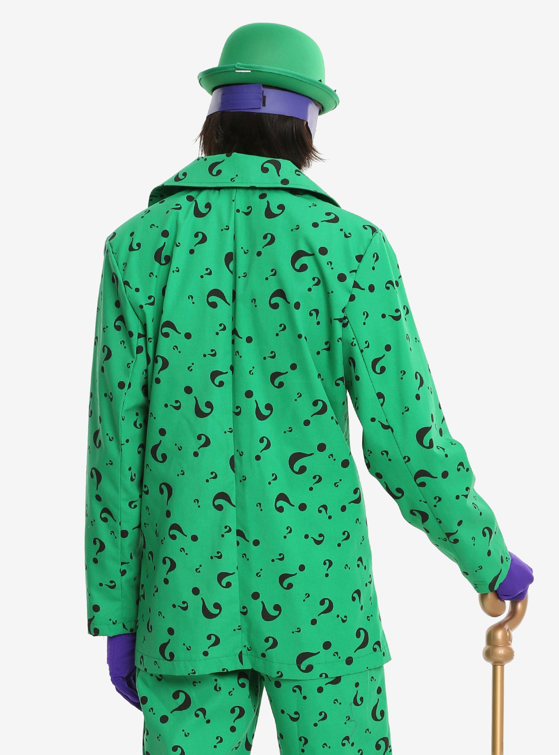 DC Comics The Riddler Men's Costume, , alternate